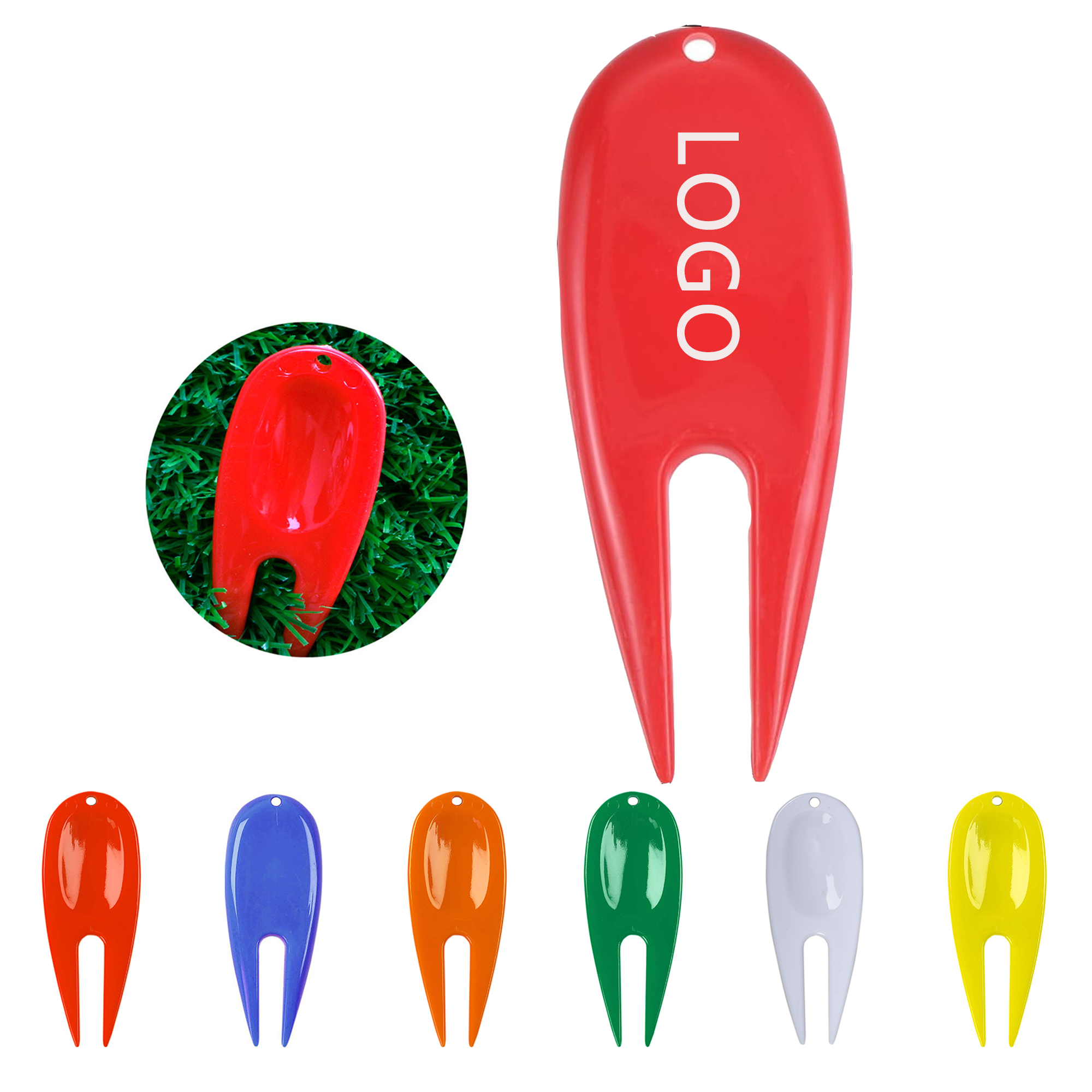 Lightweight Plastic Golf Divot Fixer Lawn Repair Tool 2