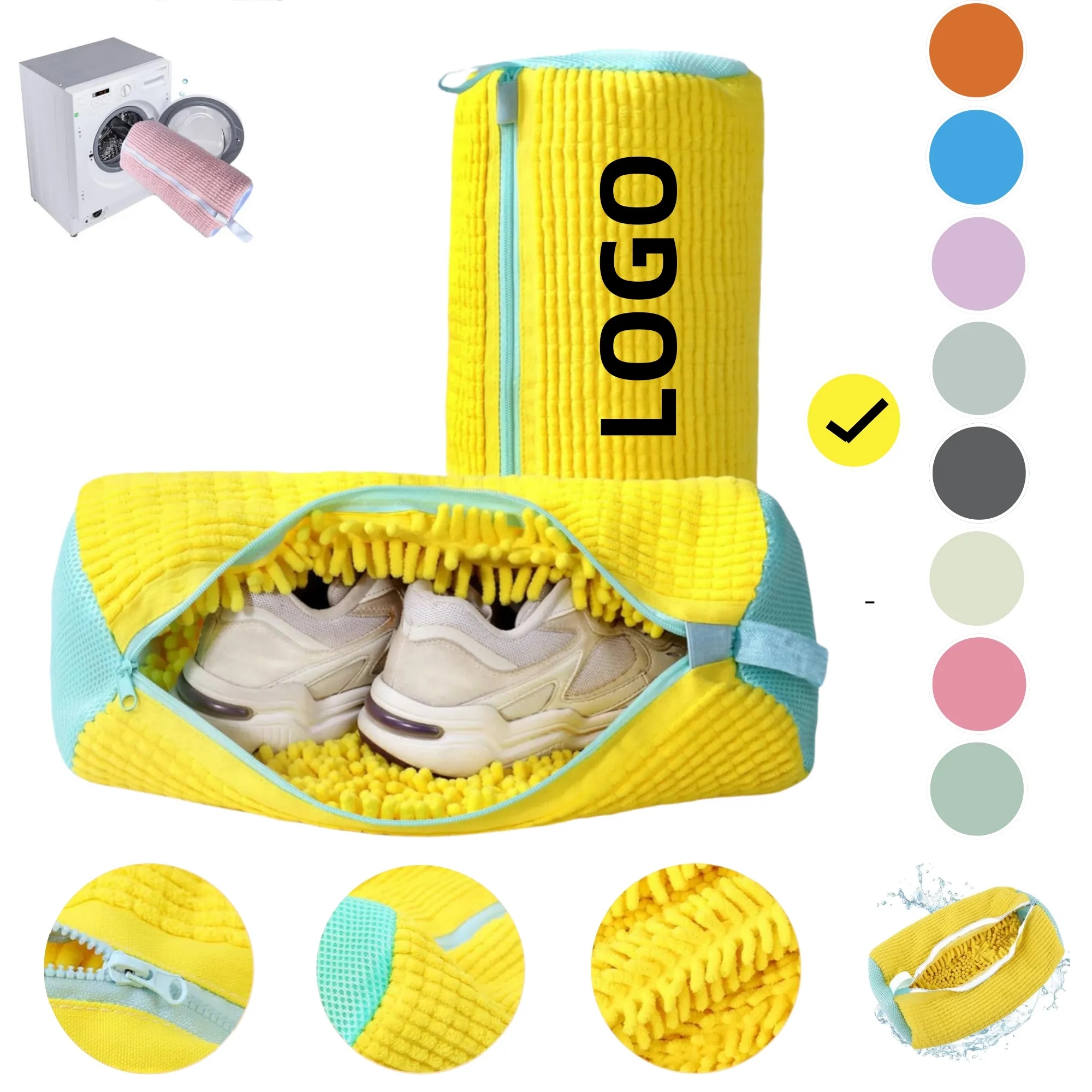 Laundry-Specific Deformation-Proof Shoe Wash Cover 4