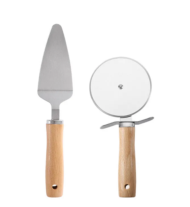 Pizza knife and spatula two-piece set 1
