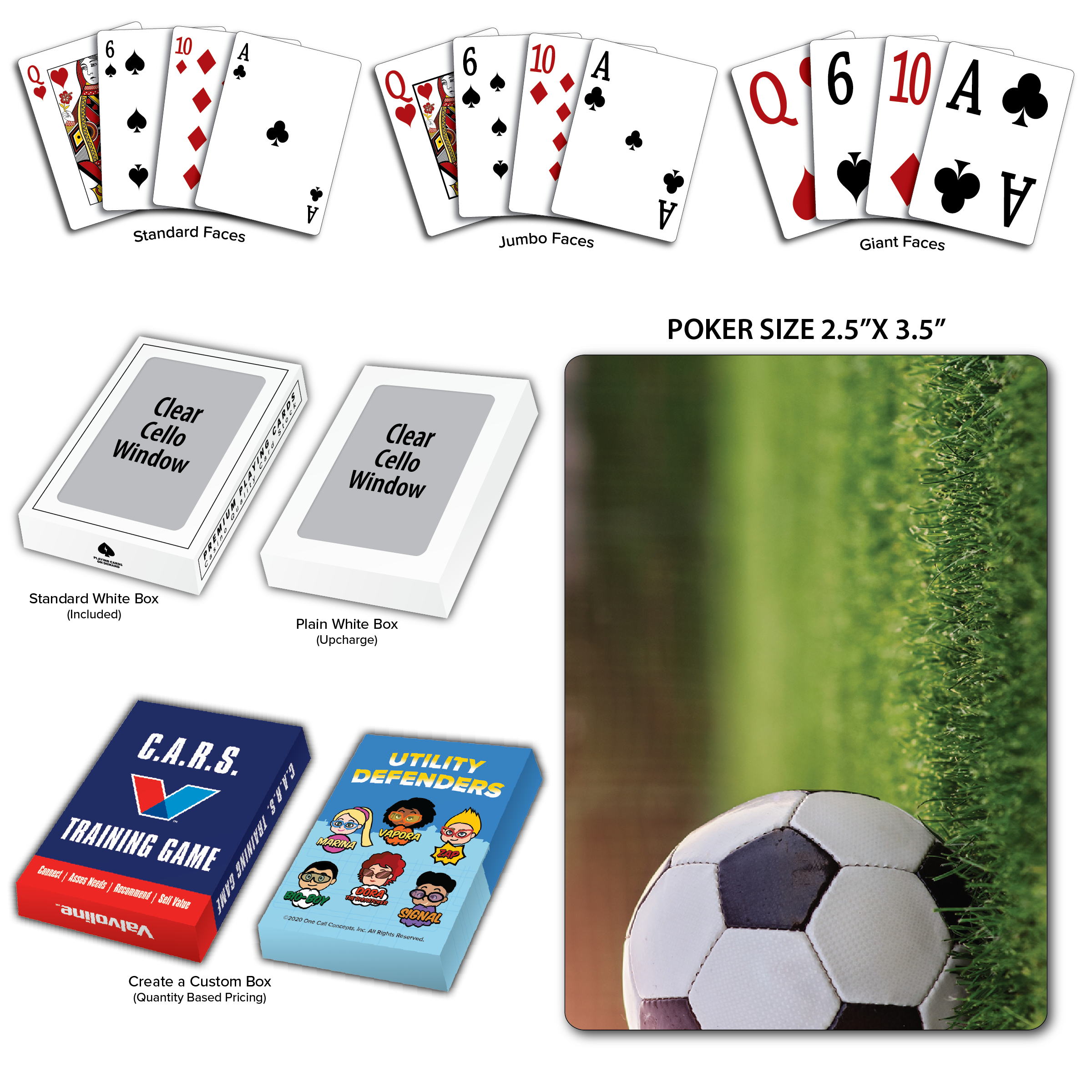 Soccer Theme Poker Size Playing Cards 2