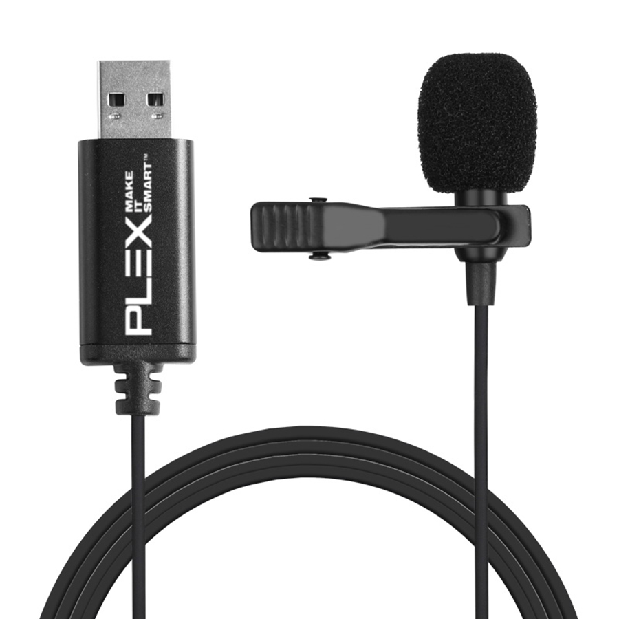 Metal USB Lapel Microphone Clips On Perfect For Video Conference 3