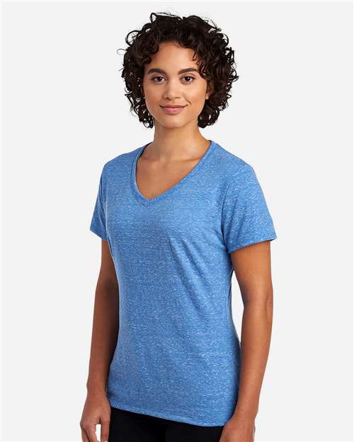 Women's Snow Heather Jersey V-Neck T-Shirt - 88WVR 22