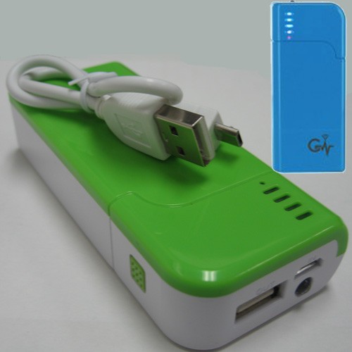 Galaxy Wireless Universal Power Bank, LED Light 5200 mAh 2