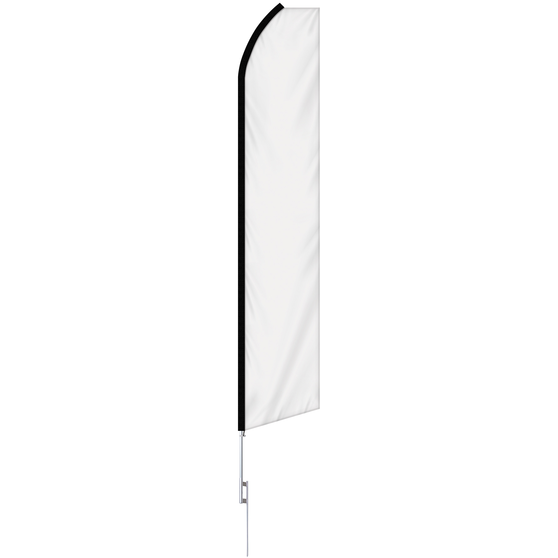 12' Digitally Printed Custom Swooper Banner 10