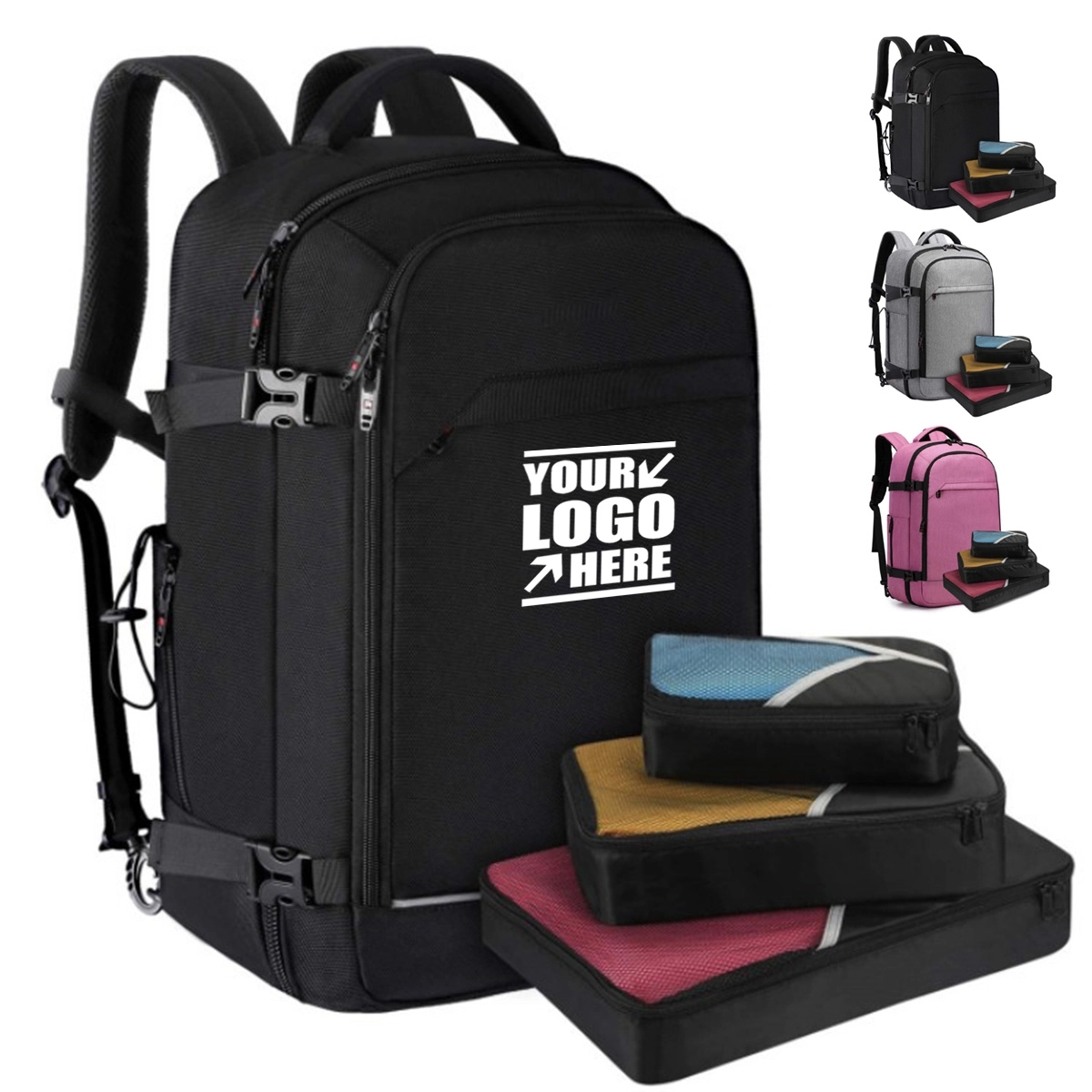 17 Inch Large Water Resistant Computer Travel Backpack 2