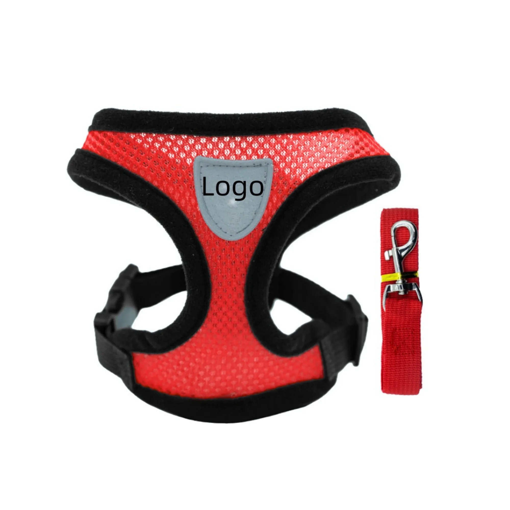 Breathable Mesh Pet Harness Set 7