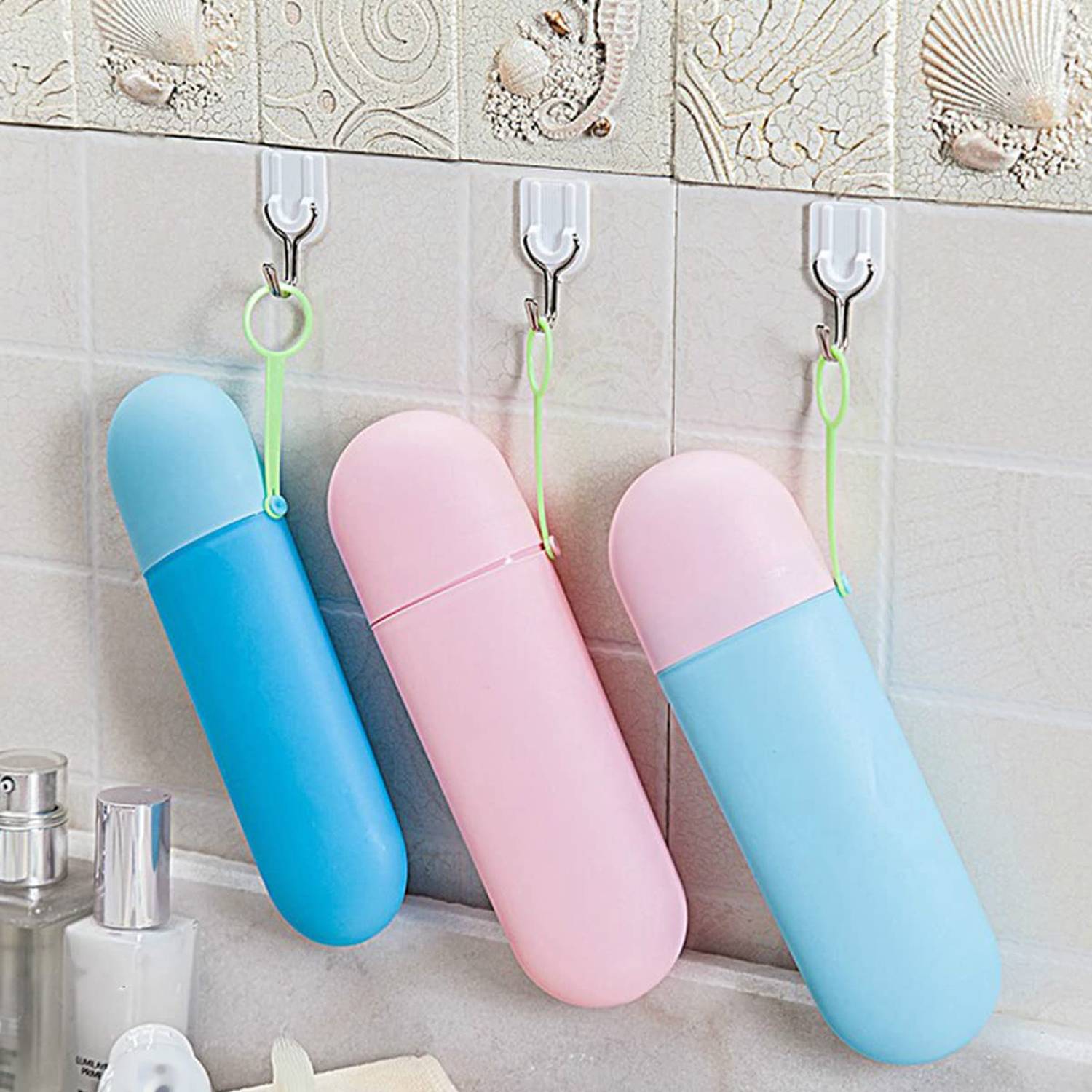 Candy Colored Portable Wash Toothbrush Box 5