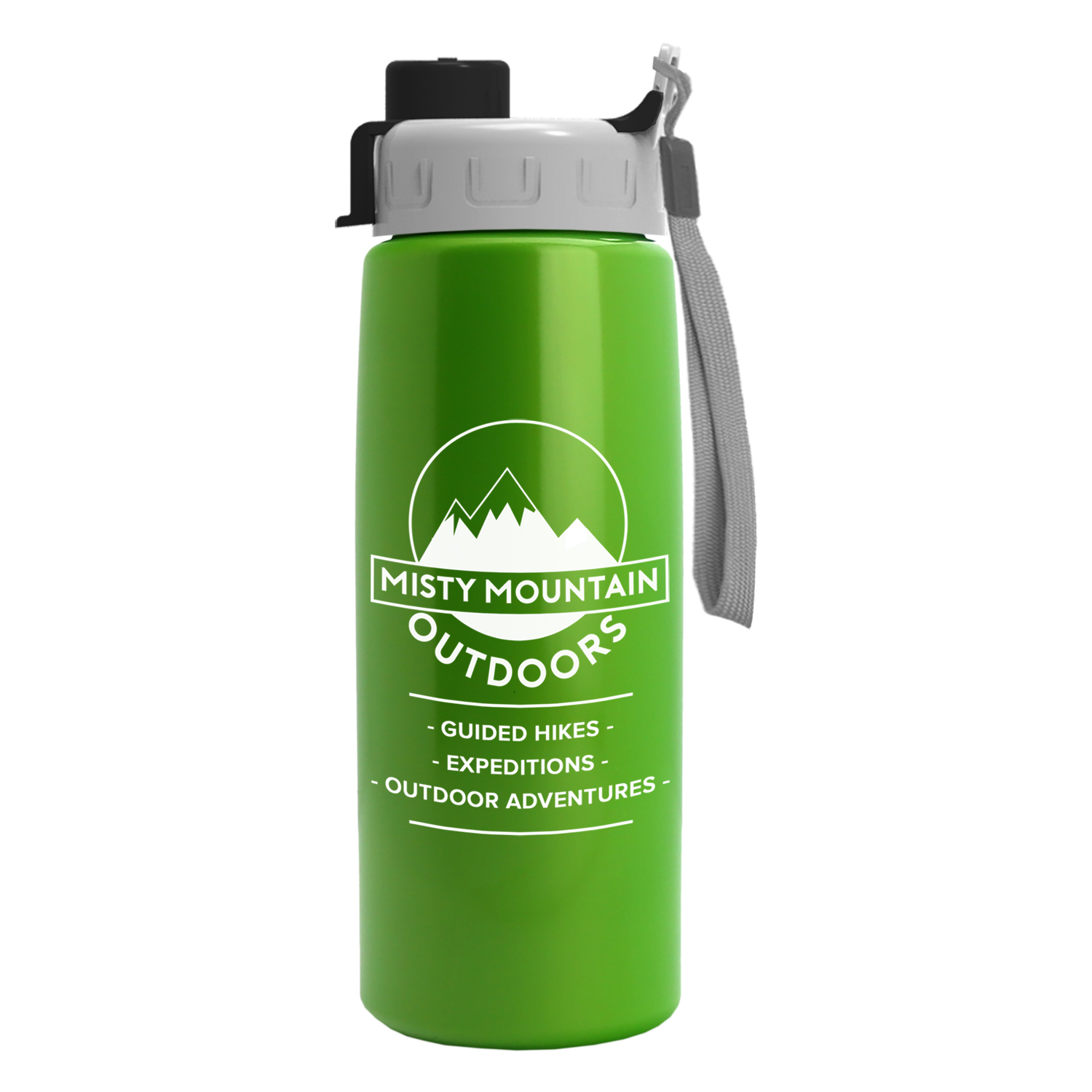 Metalike Flair - 26 oz. Tritan Metalike Bottle with Quick snap, custom water bottle with logo imprint 3