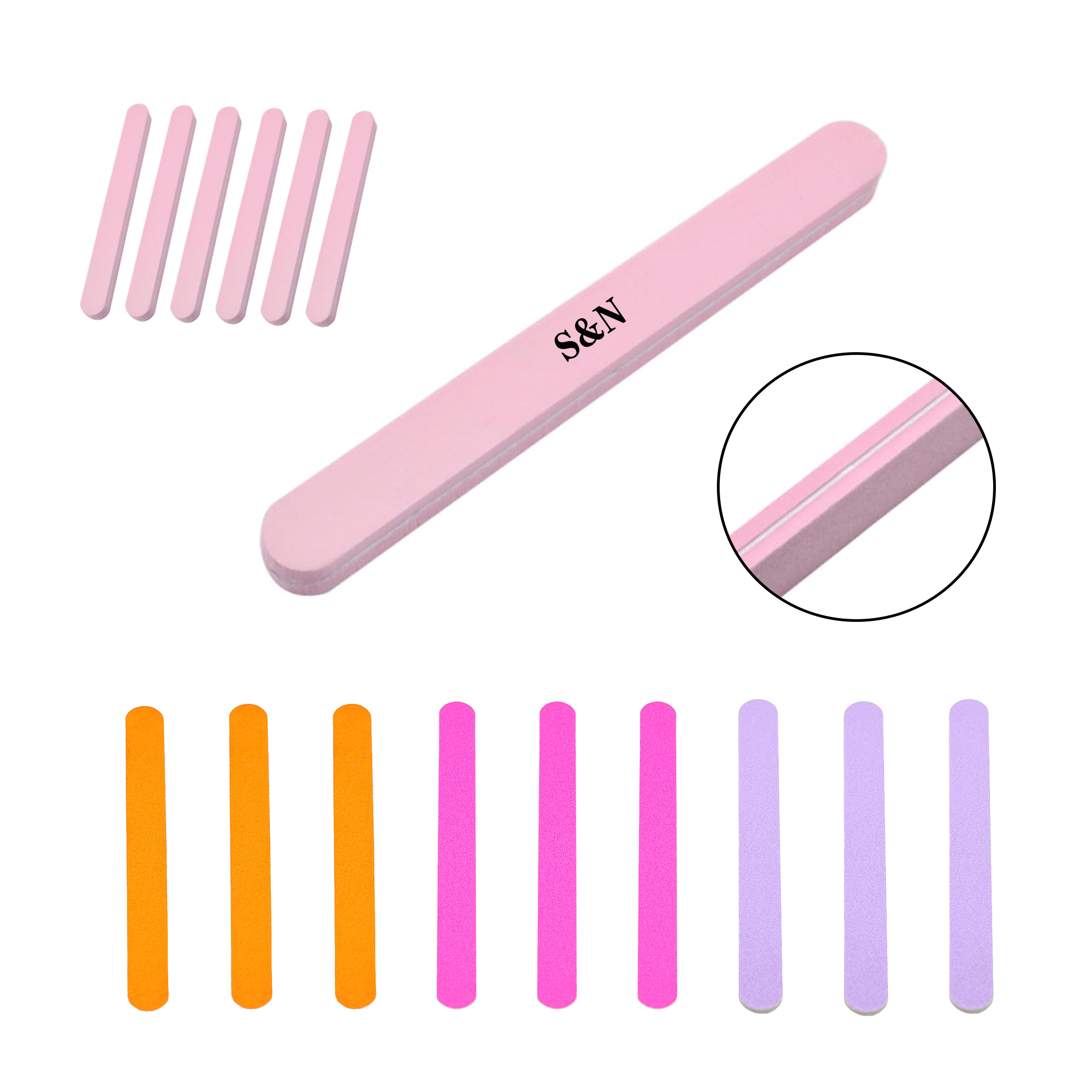 Double Layer Polished Nail File 2