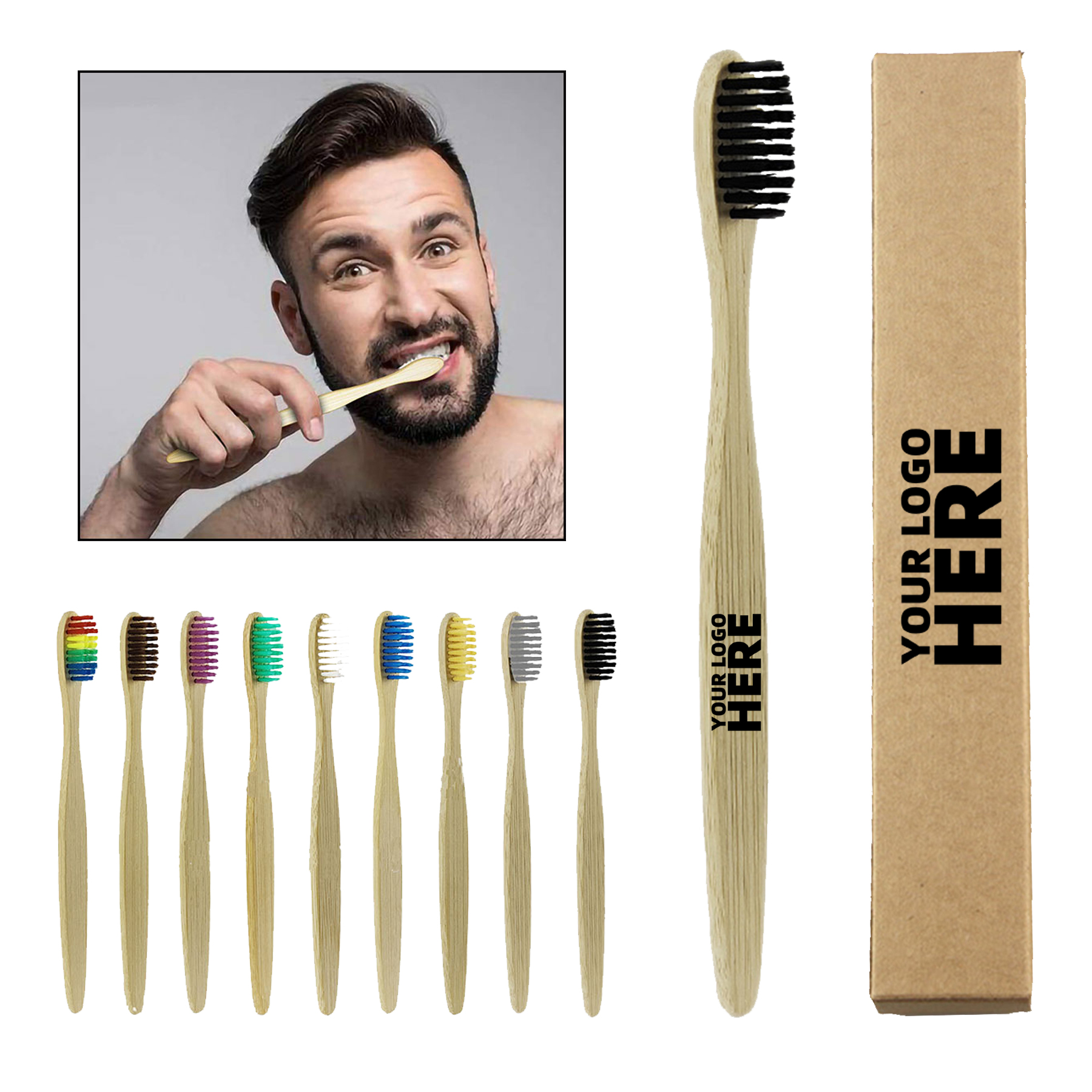 Soft Bristled Bamboo Toothbrush 2