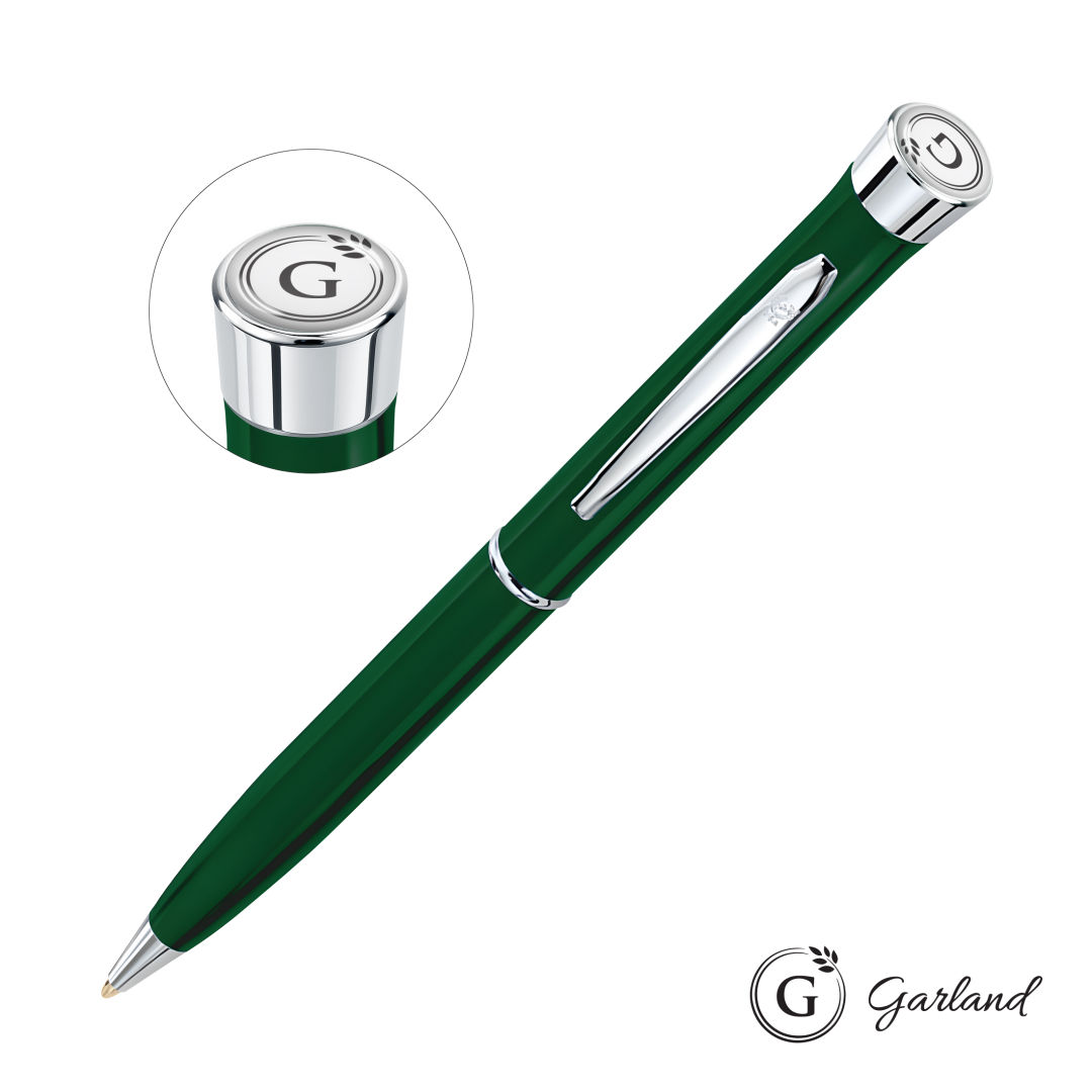 Garland® Color Twist Ballpoint Pen - Chrome Accent 10