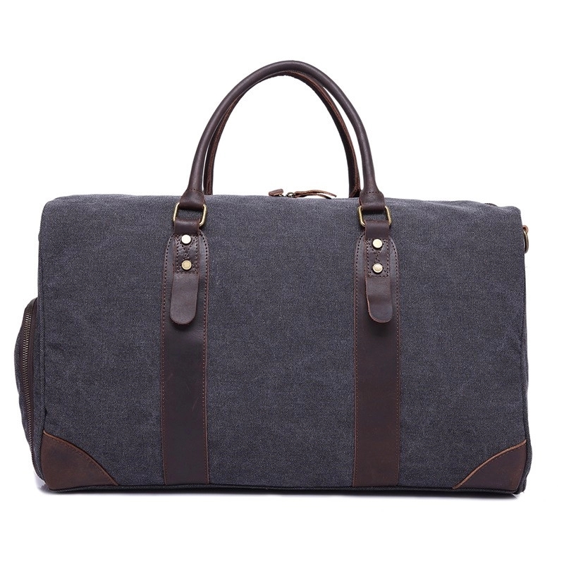 Canvas Travel Bag With Shoe Pouch 5