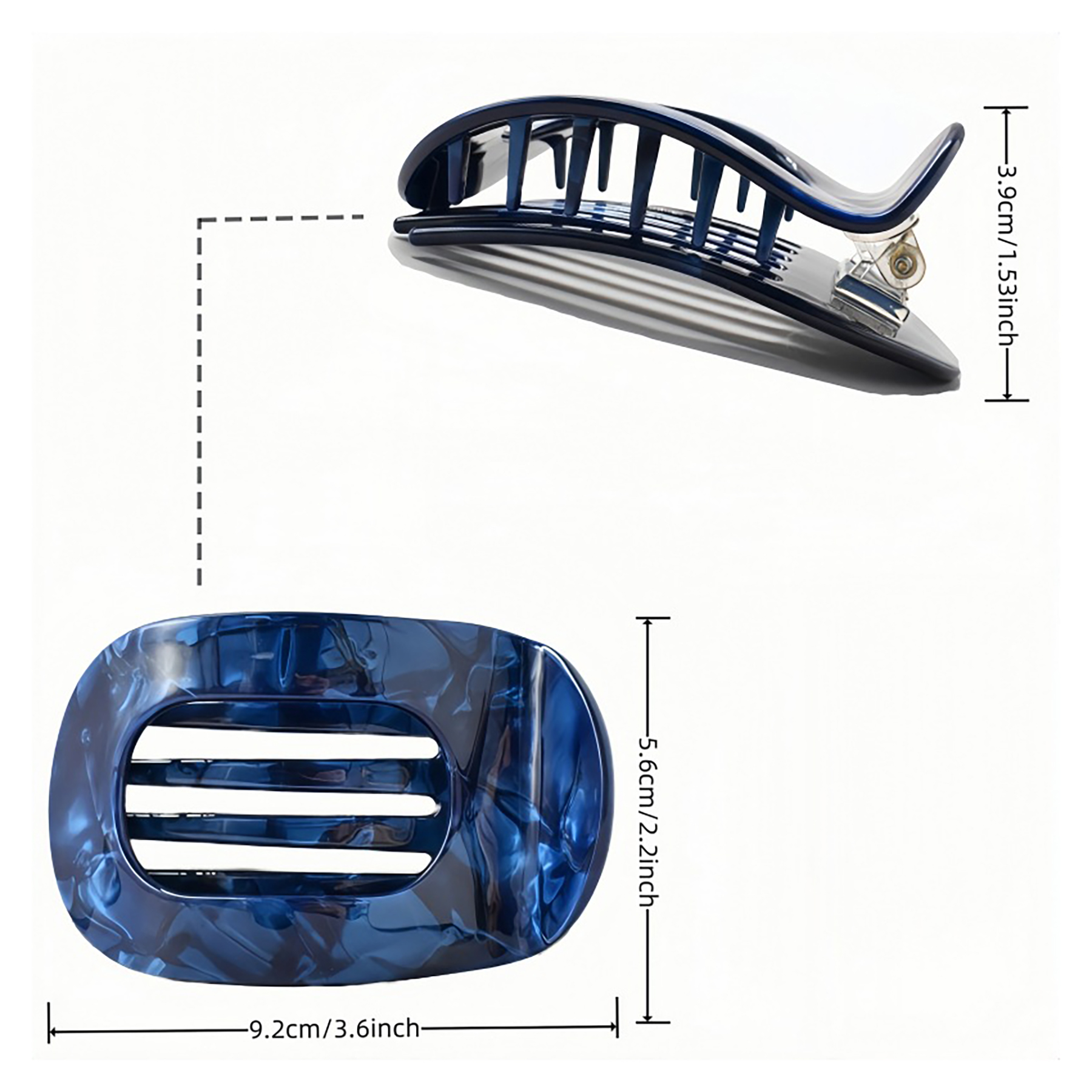 Women Flat Claw Clips 18