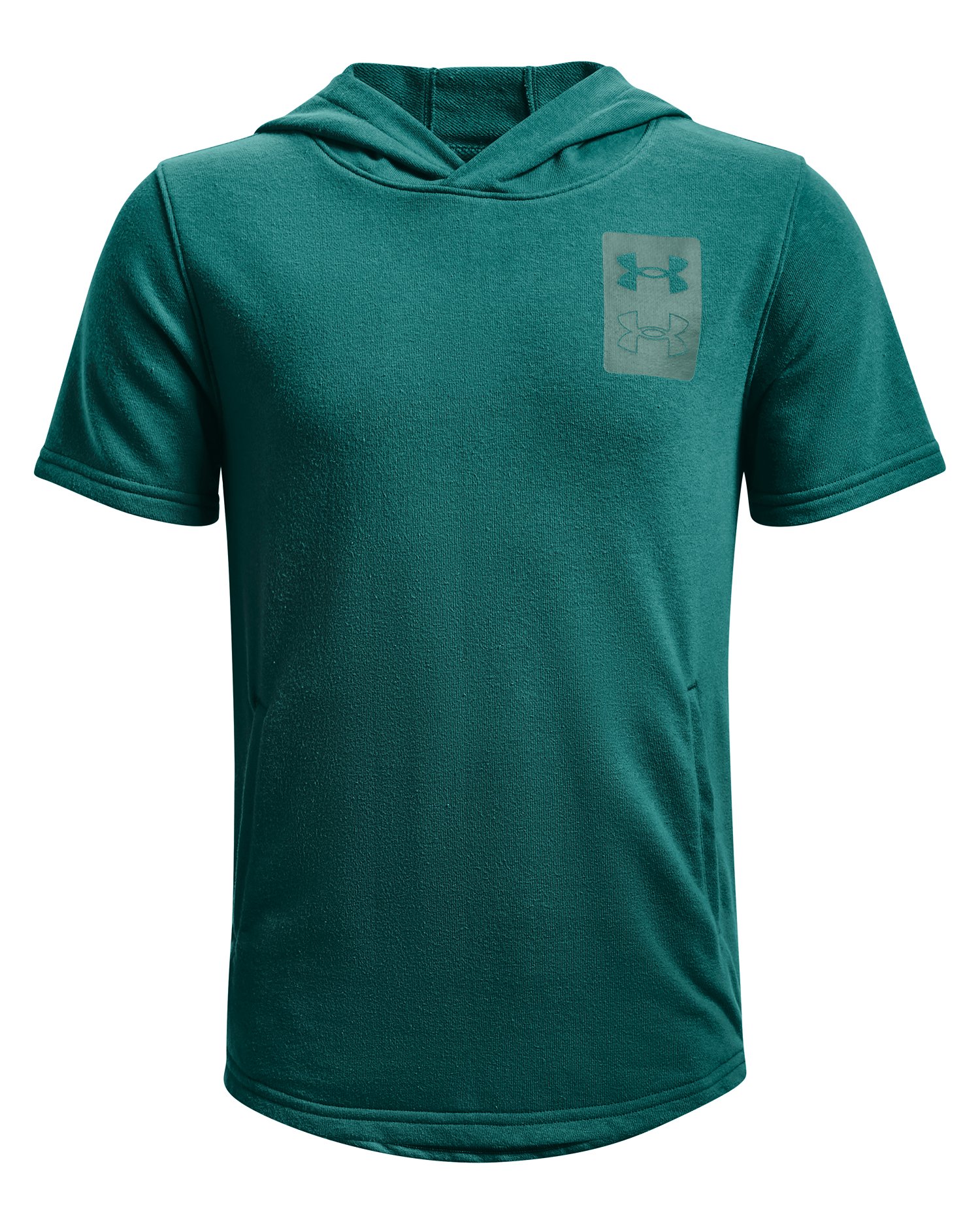 UA Rival Terry Boys' Short Sleeve Hoodie 2