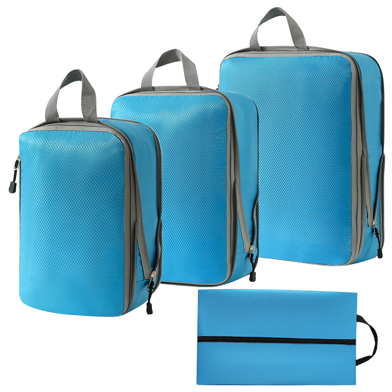 4-Piece Deluxe Compression Packing Cubes Travel 2