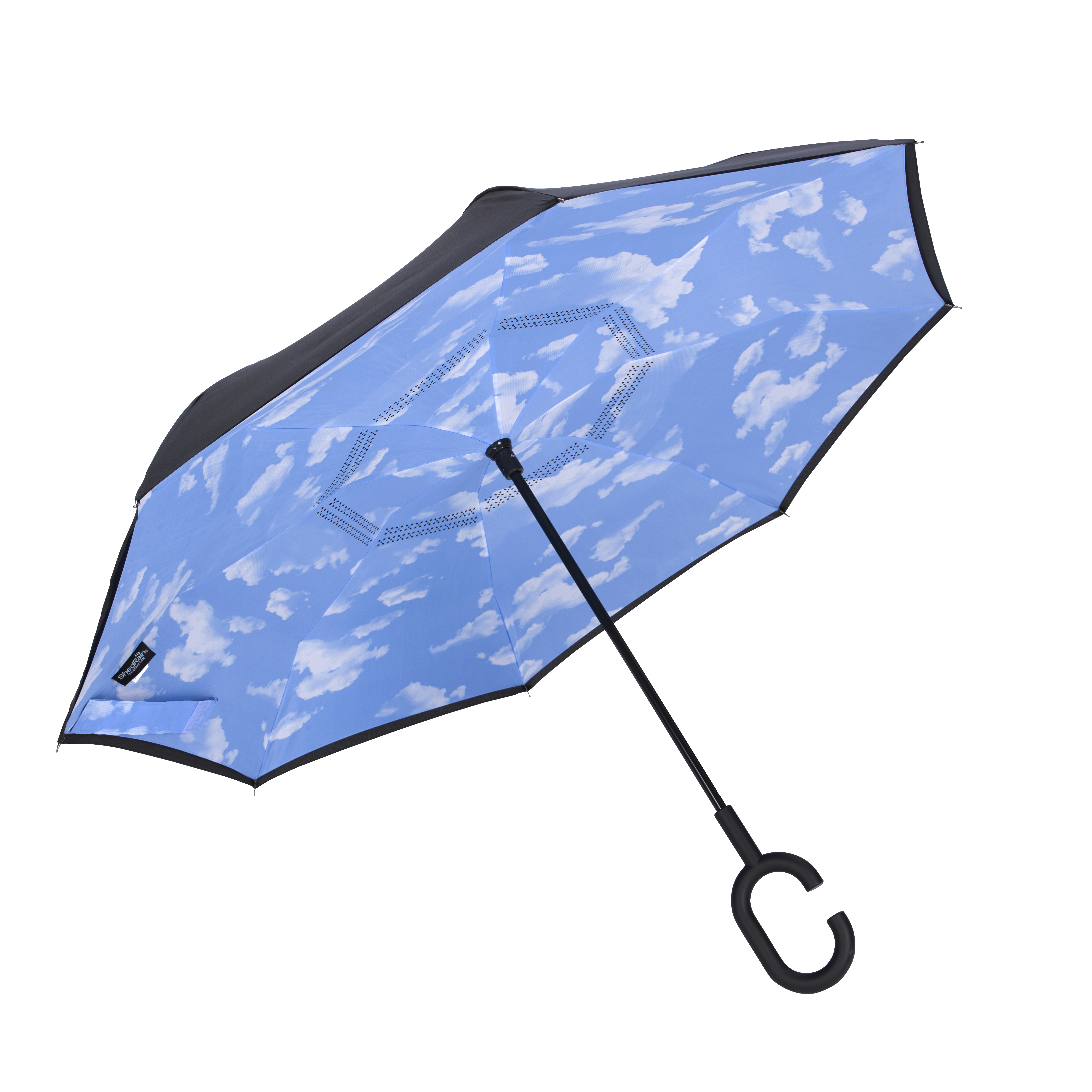 Shed Rain™ UnbelievaBrella® 48" Reverse-Close Manual Stick Umbrella (Prints) 37