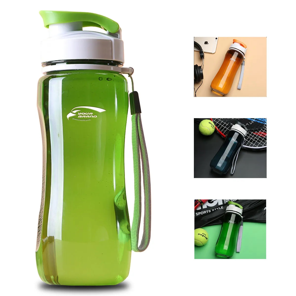 Portable Sports Bycicle Leakproof Plastic Water Bottle 3