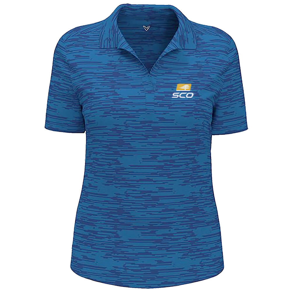 Callaway Broken Stripe Ladies Polo 5
