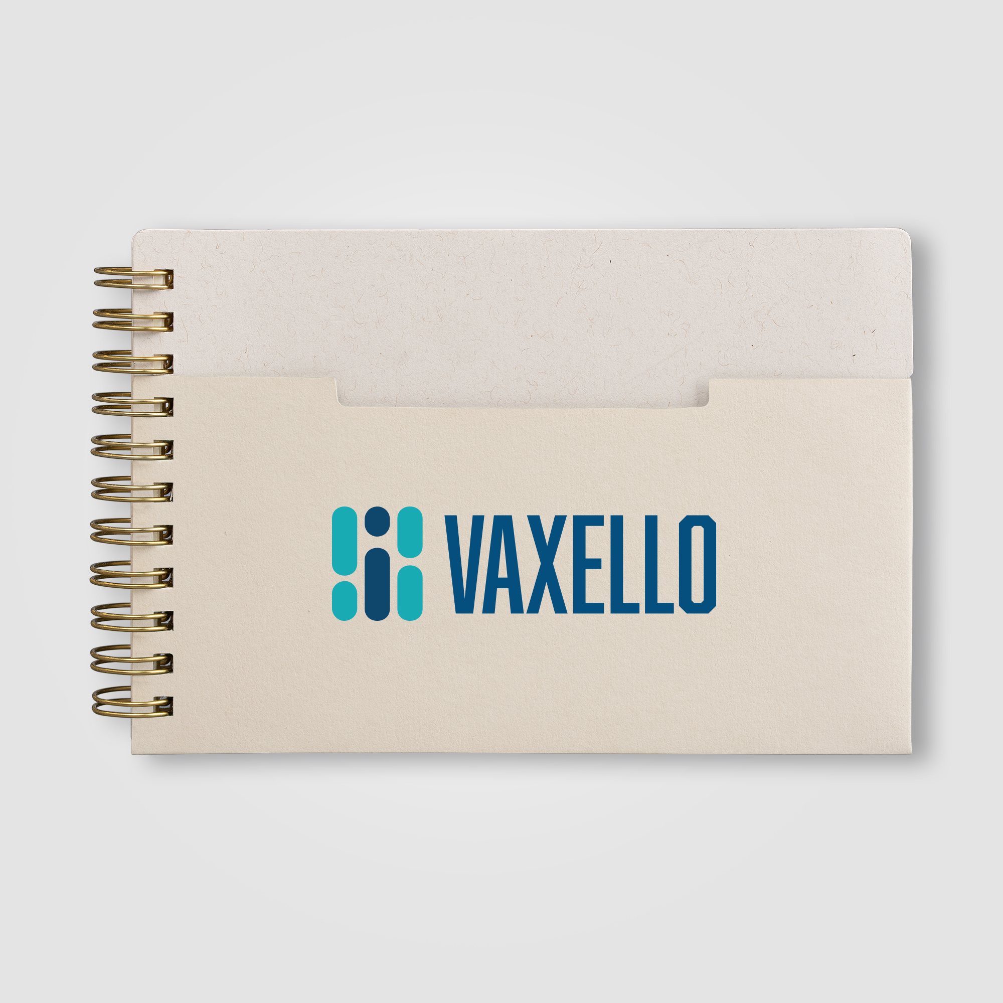 Lino FSC Paper Spiral Binding Horizontal Pocket Notebook - A6 5