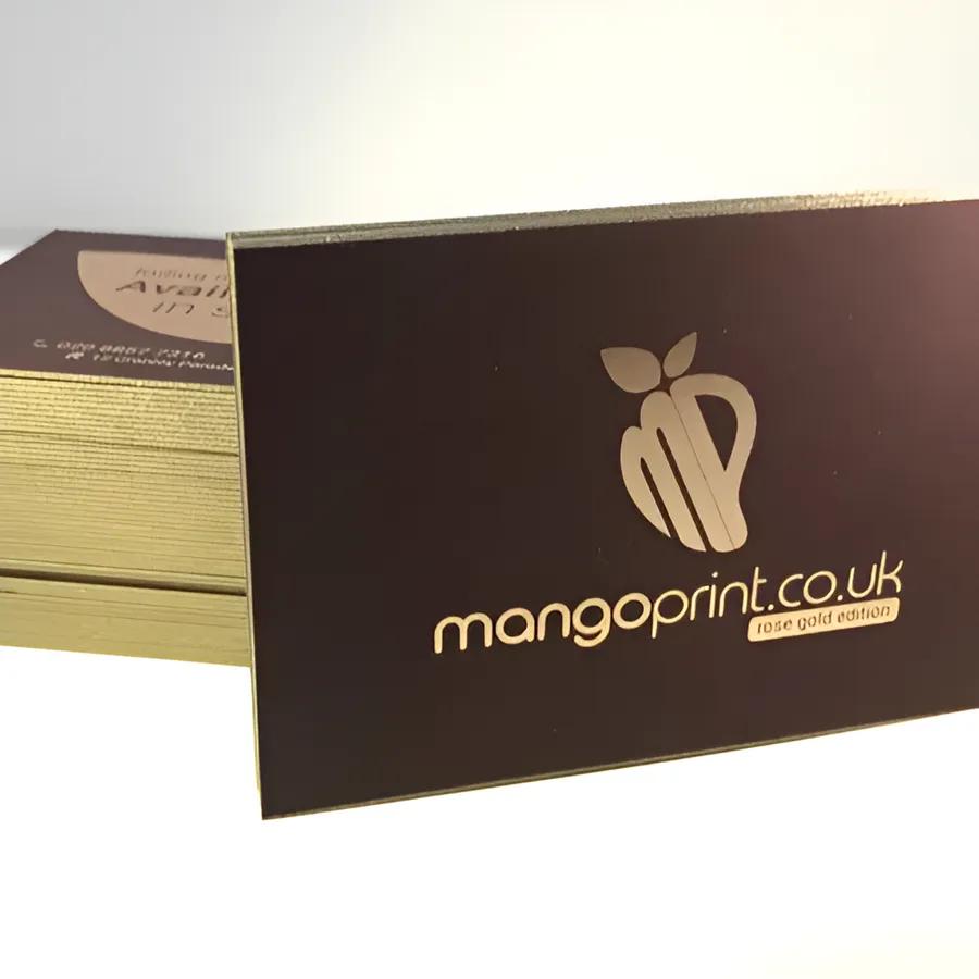 Color Foil Stamped Brochure 2