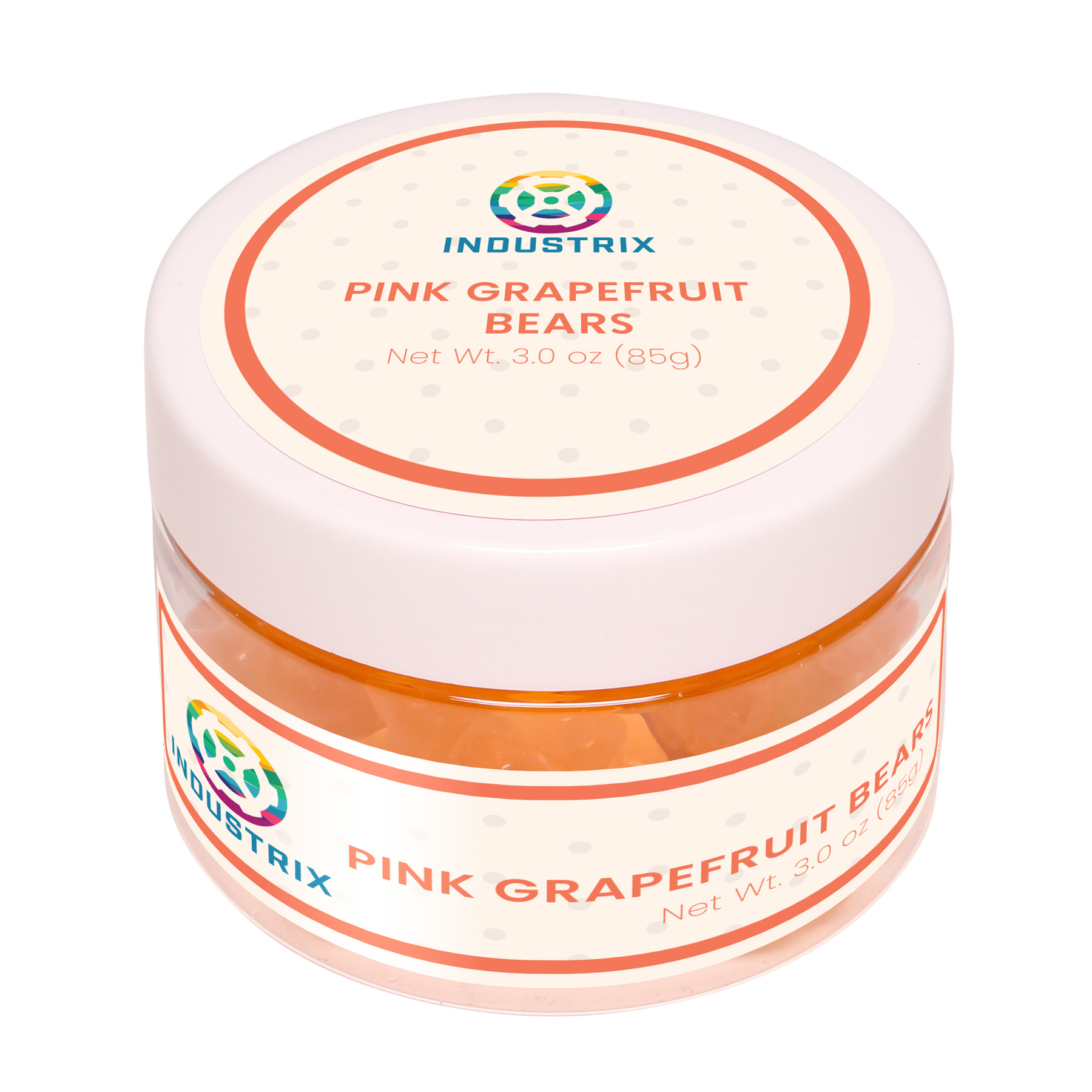 Pink Grapefruit Bears: Small Jar 2