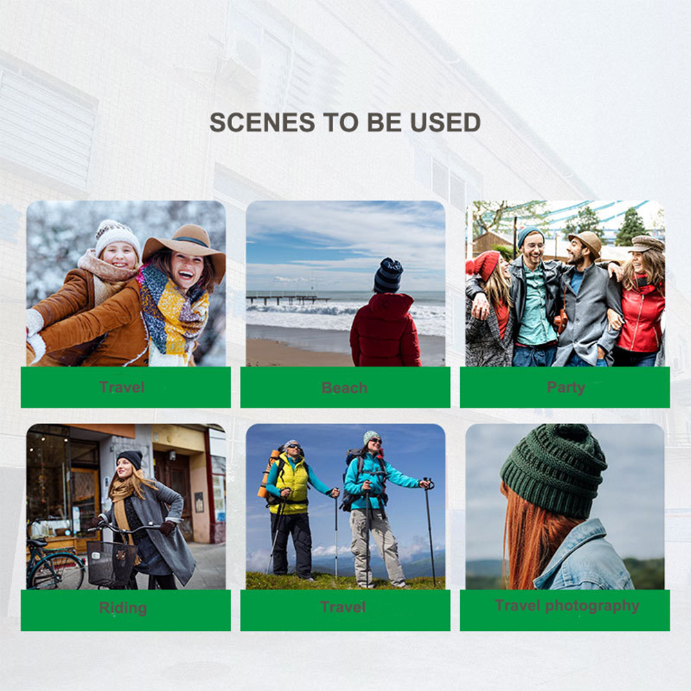 Thick winter cute knitted hat 2