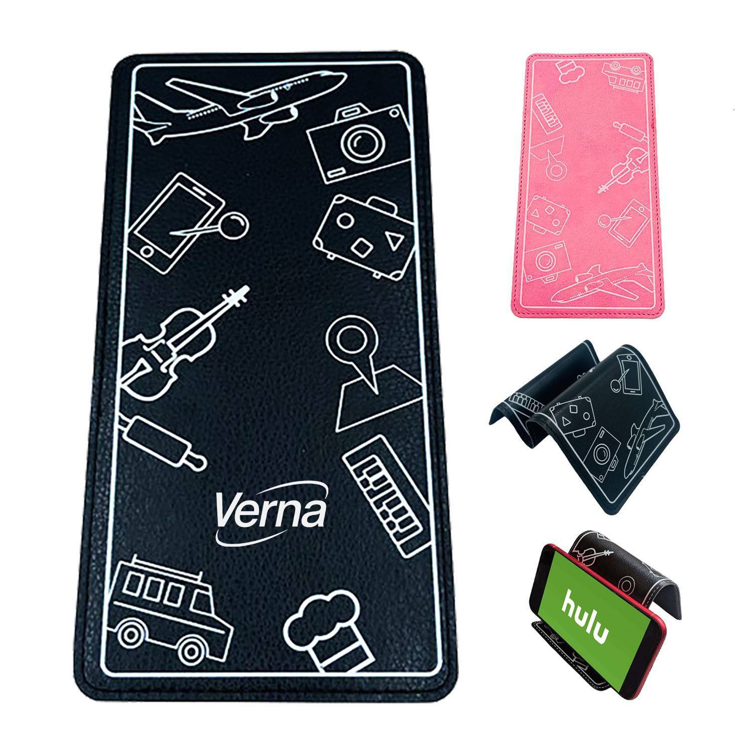 Foldable PU leather Phone Holder 7