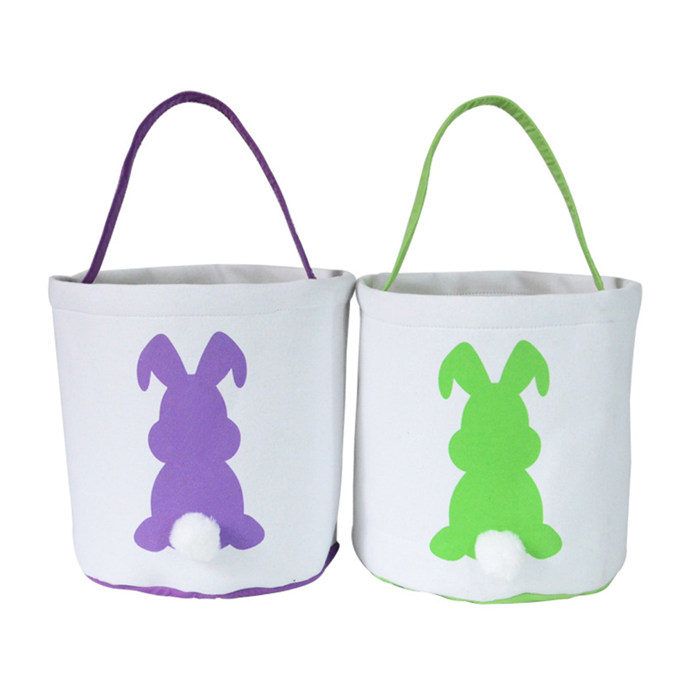 23x25CM Easter Rabbit Gift Bag Bucket Basket