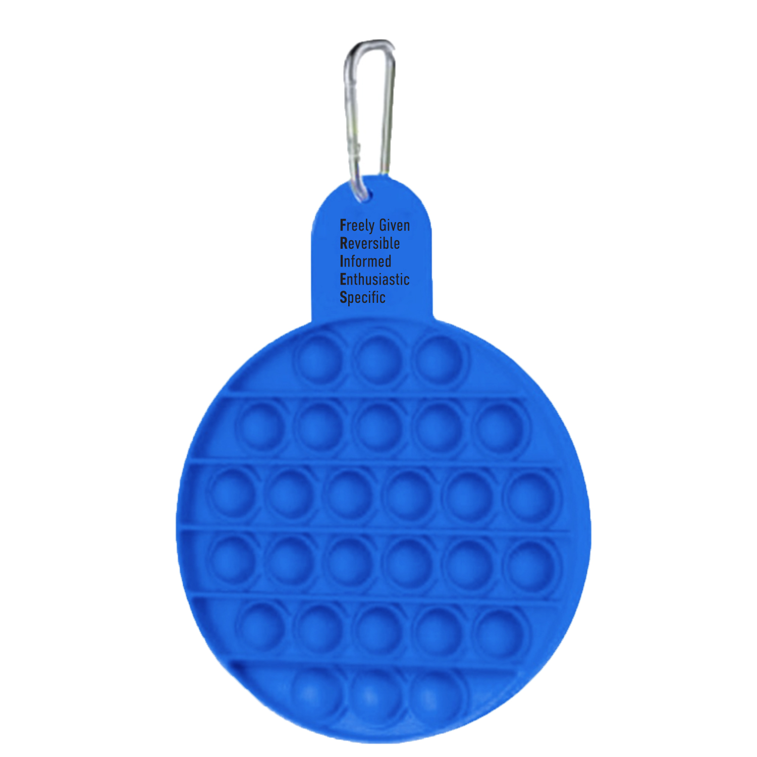 Round Fidget Popper Board with Tab 4