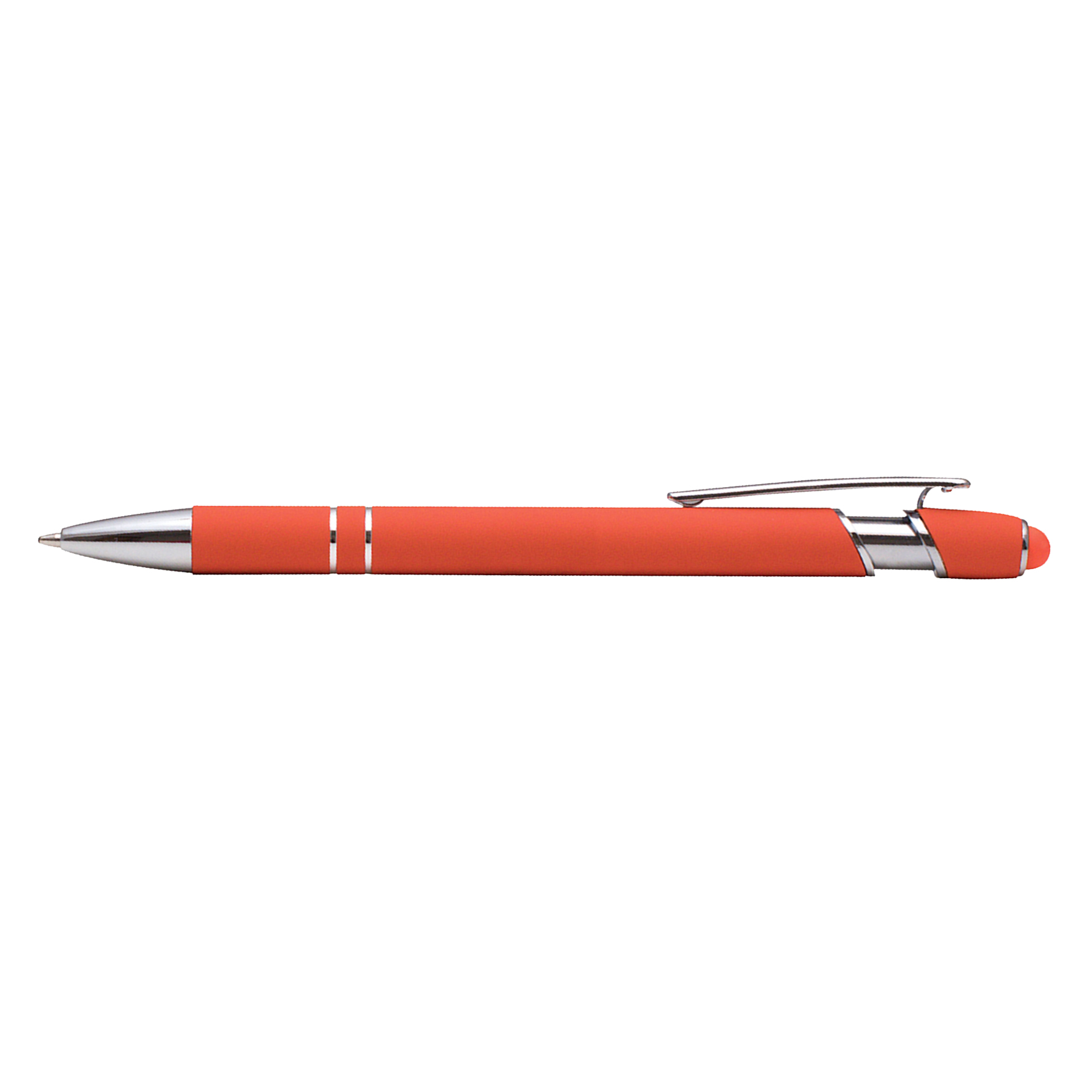 Bright Soft Touch Aluminum Ballpoint Stylus Pen 5