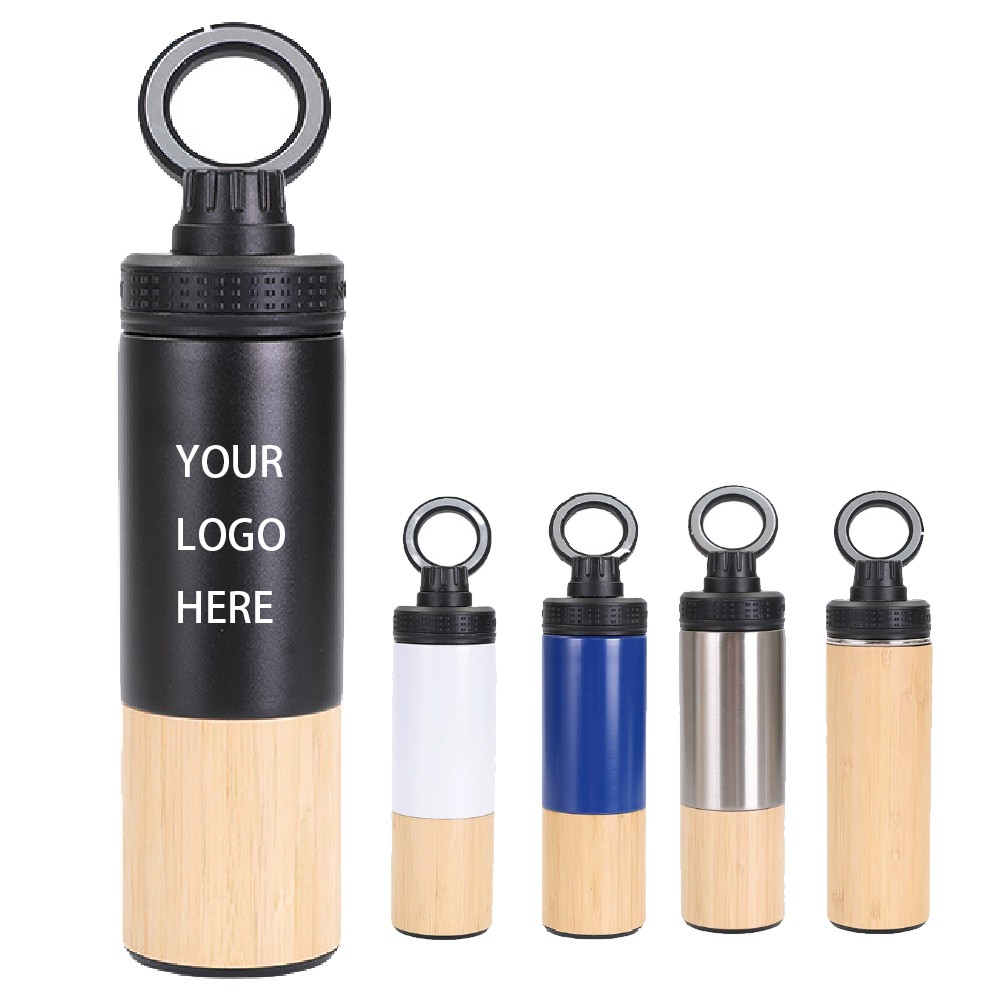 Bamboo Mug With Magnetic Lid For Travel 1