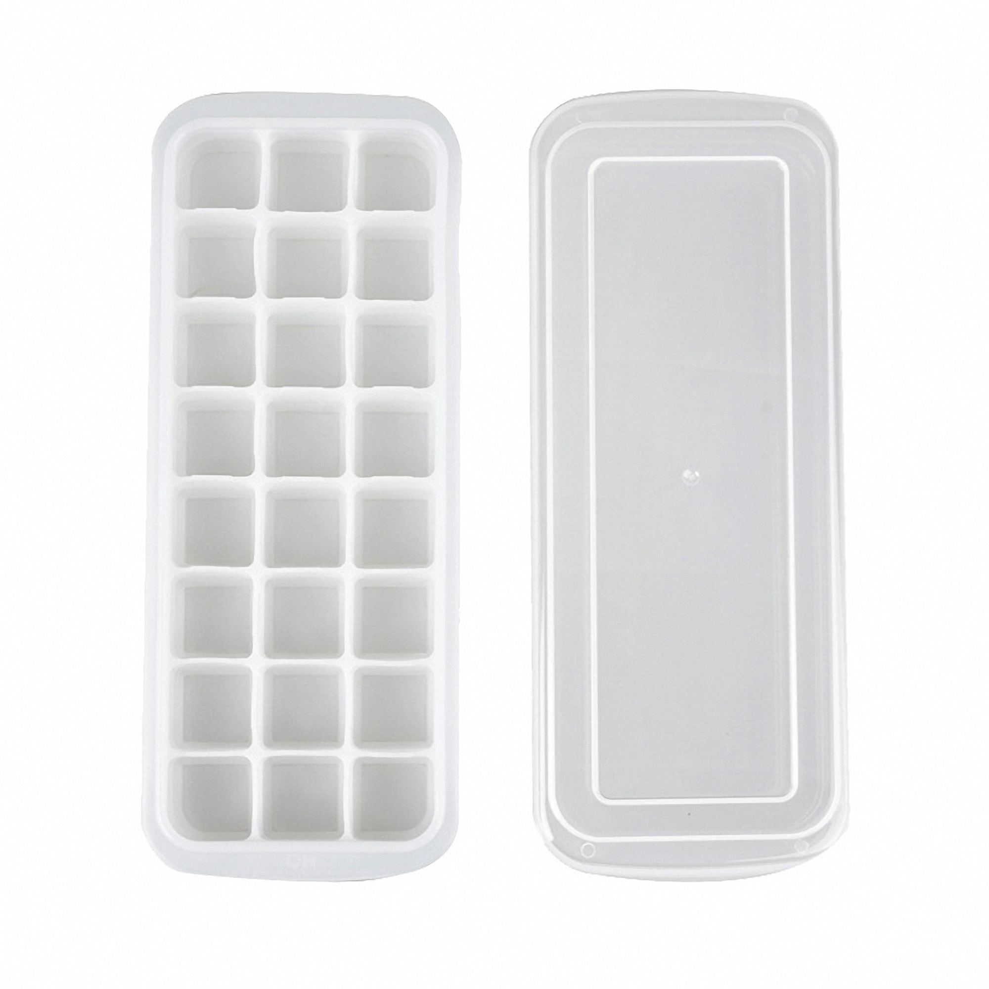 24 Compartment Ice Cube Tray and Candy Mold with Lid 4