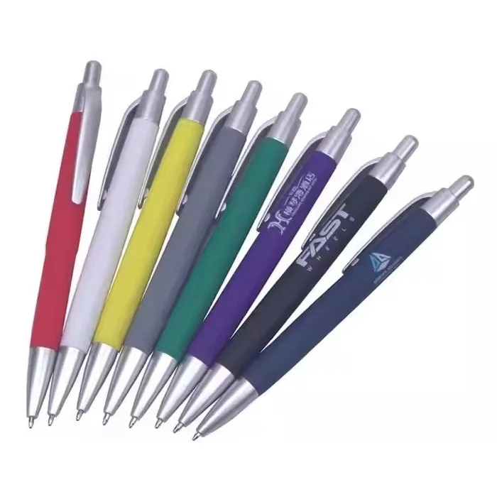 Custom Click Action Plastic Pens 7