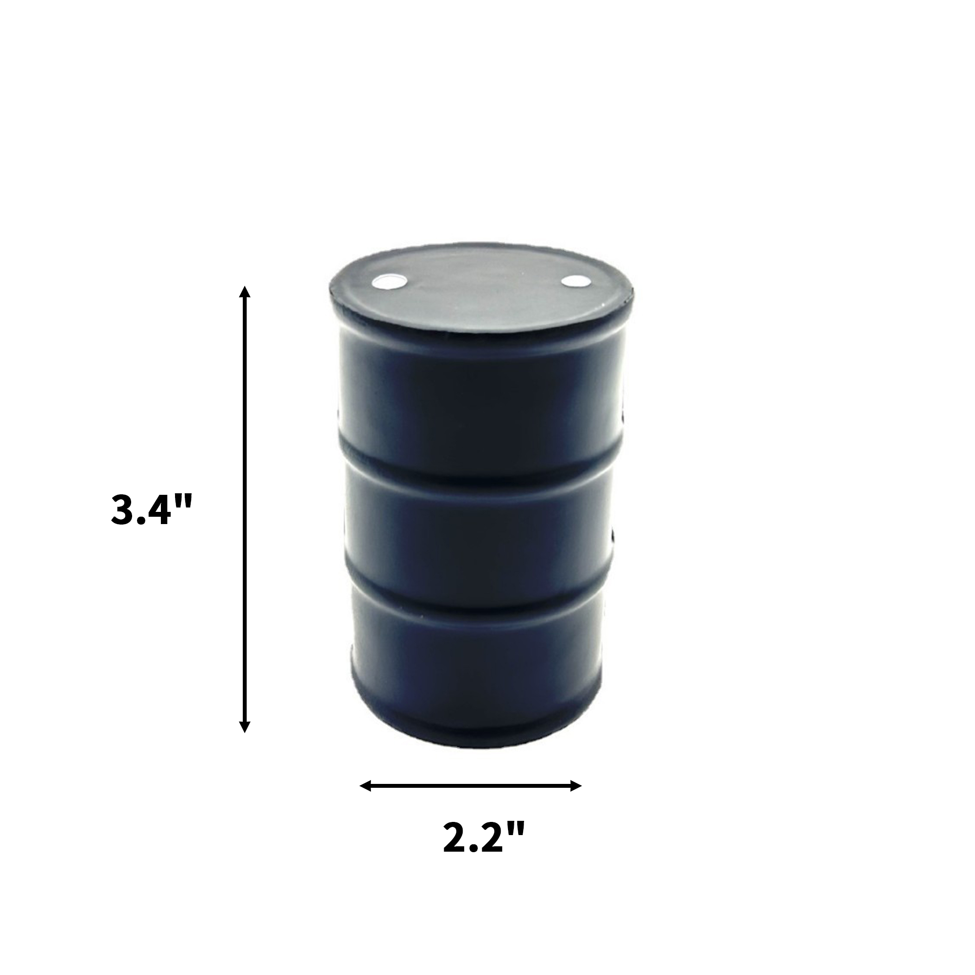Oil Drum Shape Stress Reliever 2.2" Diameter x 3.4" 3