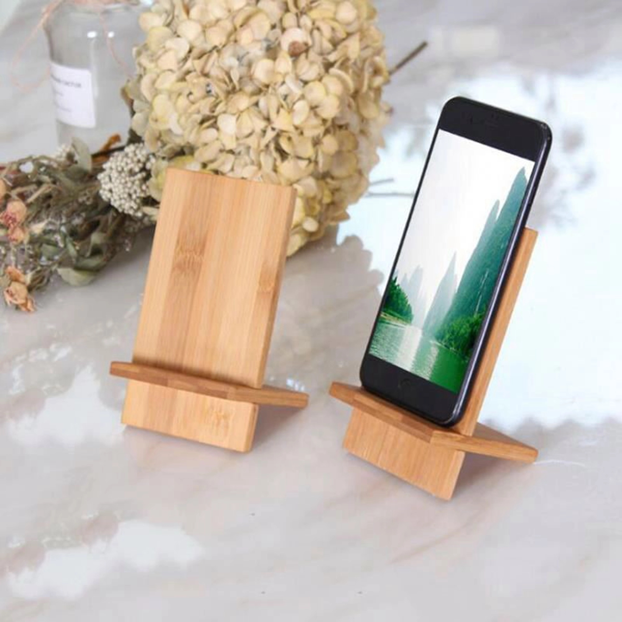 Creative bamboo and wood bracket 2