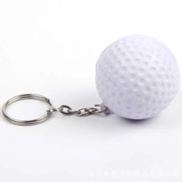 Foam Stress Relief Golf Balls with Keychain 6