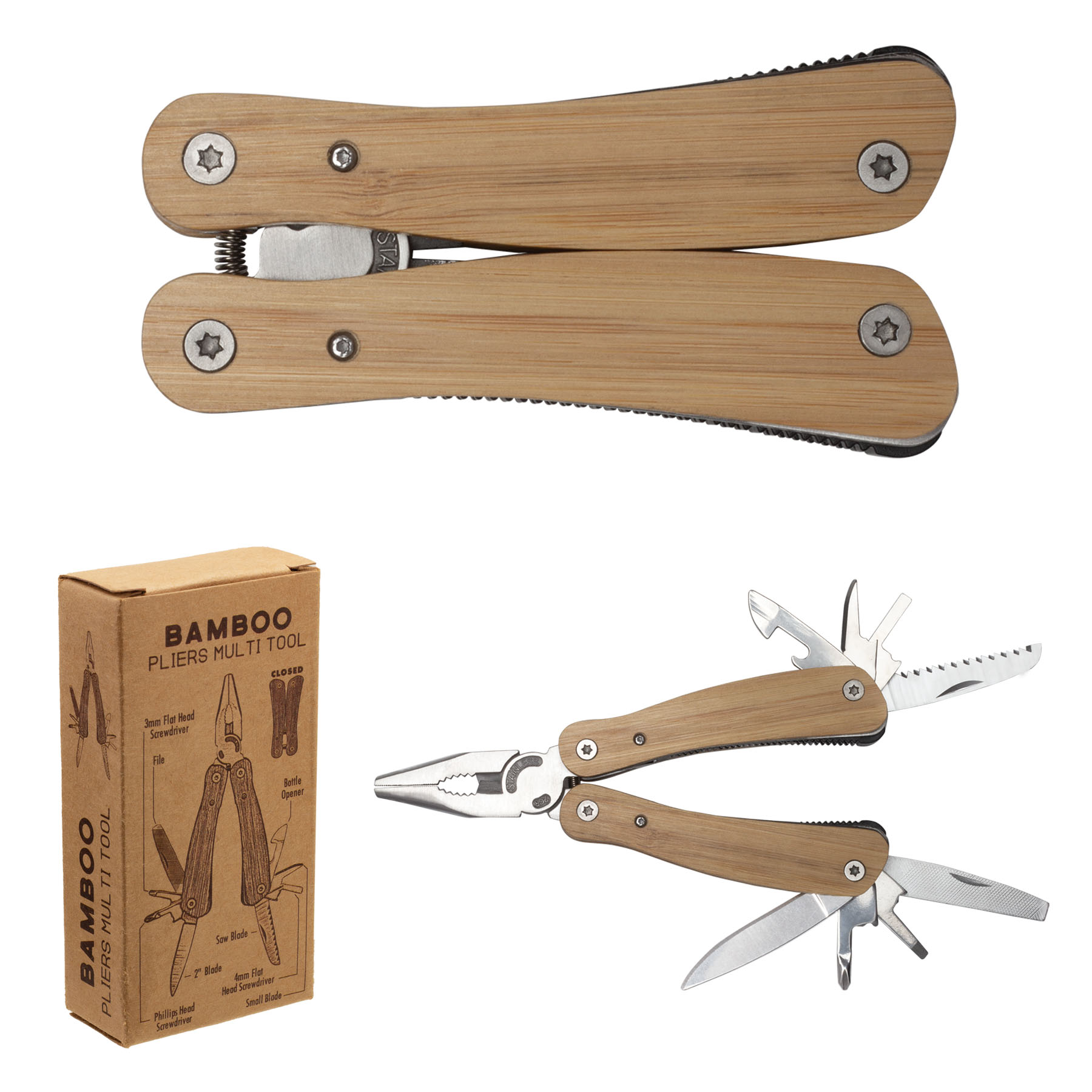 Bamboo Pliers Multi Tool 3