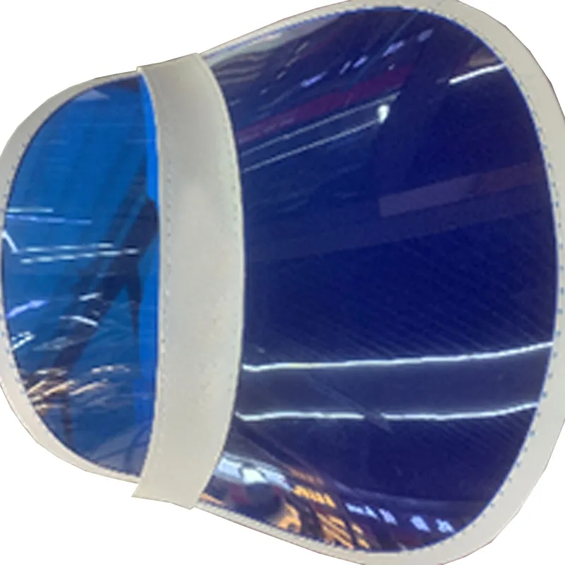 PVC Empty Top Sun Hat, custom hat with logo imprint 6