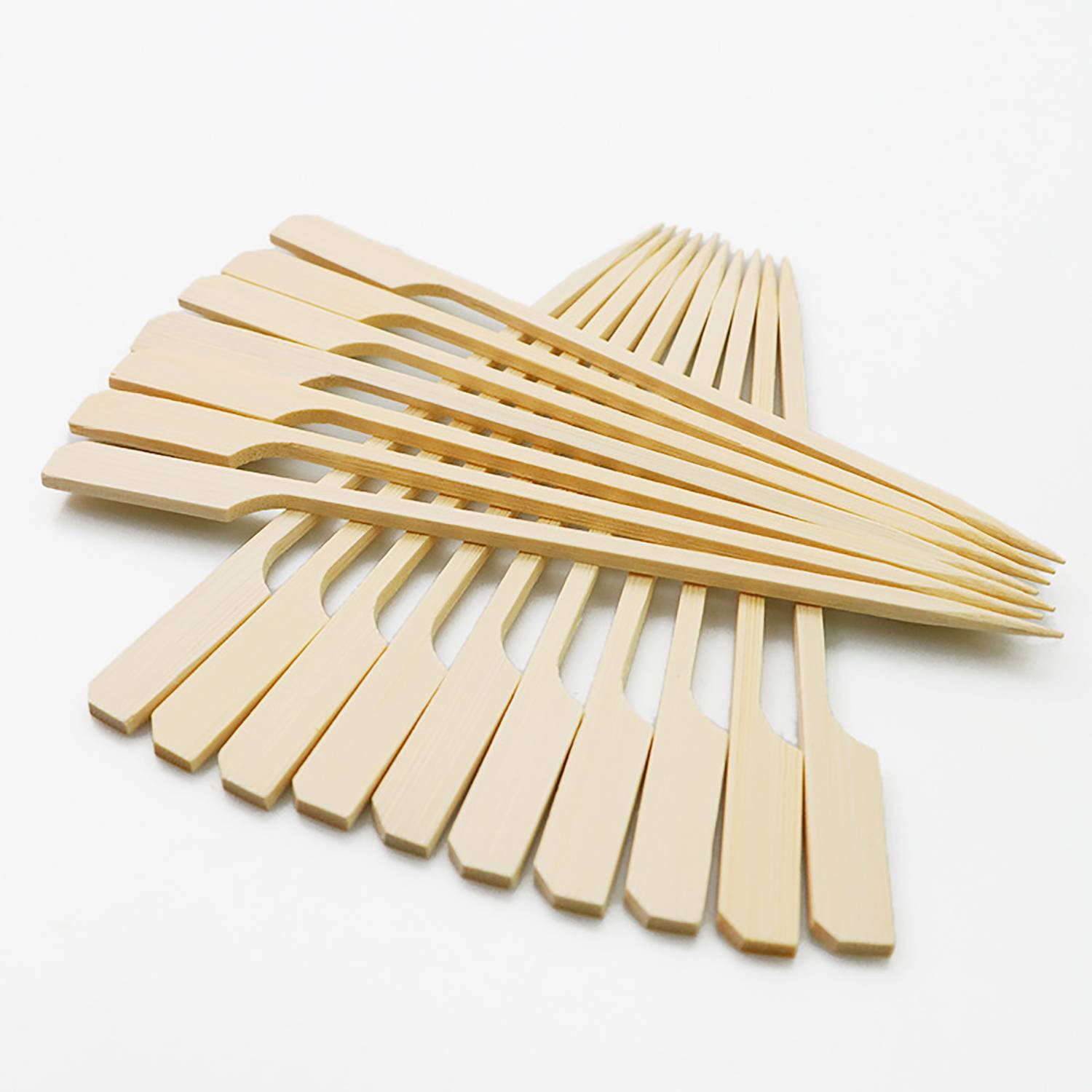 100Pcs Disposable Bamboo Skewers 7