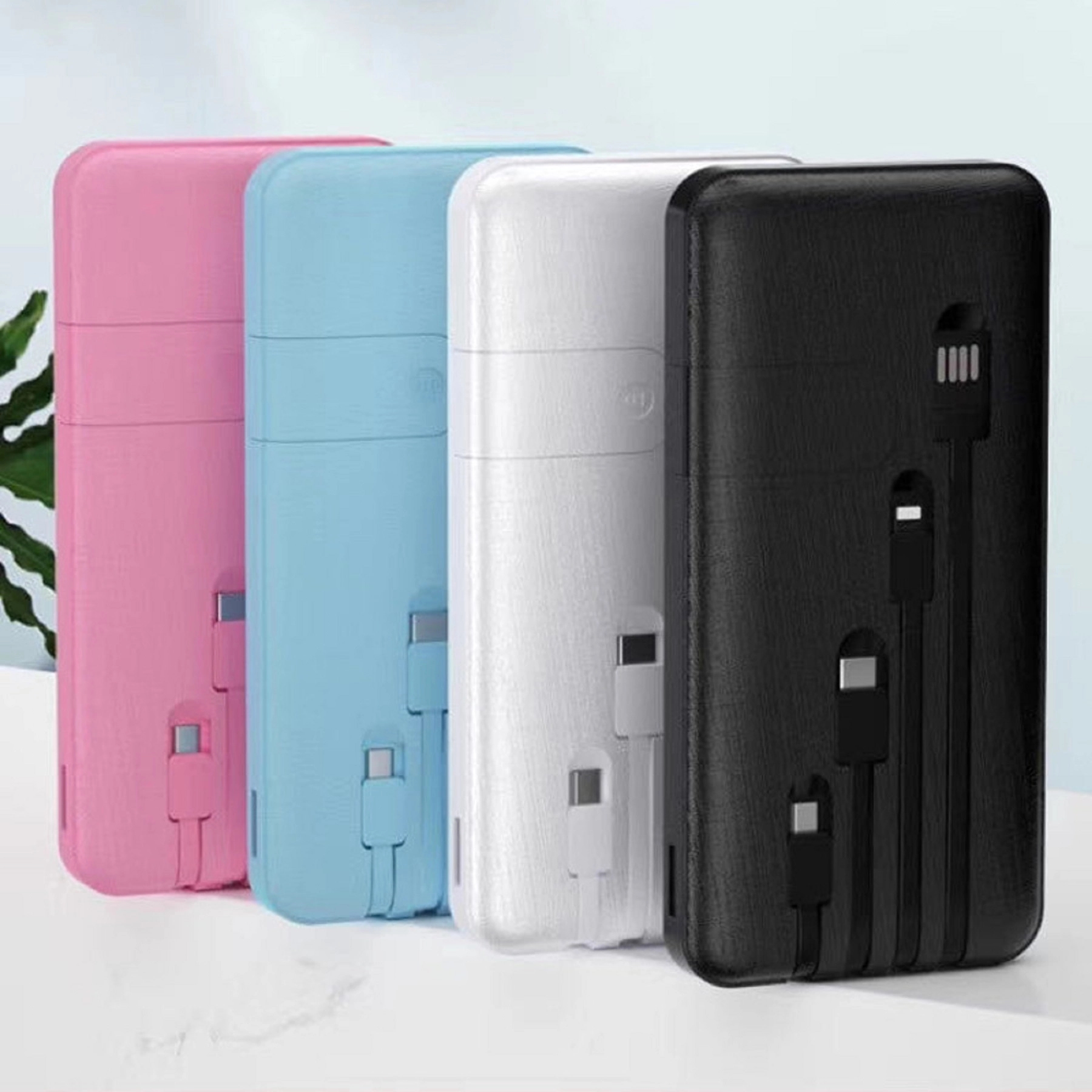 10000 mAh Multi Function Portable Power Bank with Cable 2