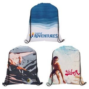 Heavy Duty Drawstring Backpack Dye Sublimated 1