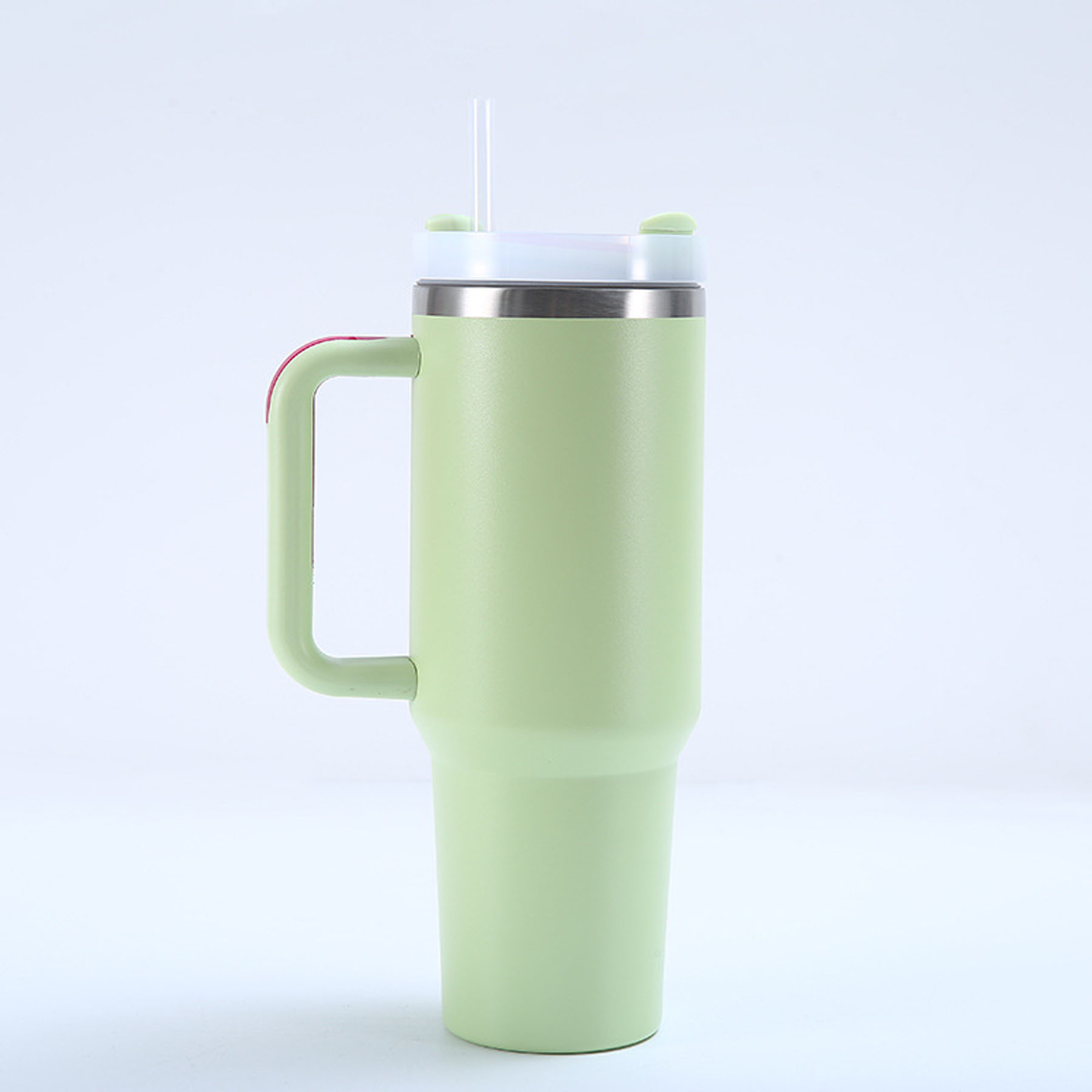 40oz Stainless Steel Travel Mugs w/ Snap Lids 6