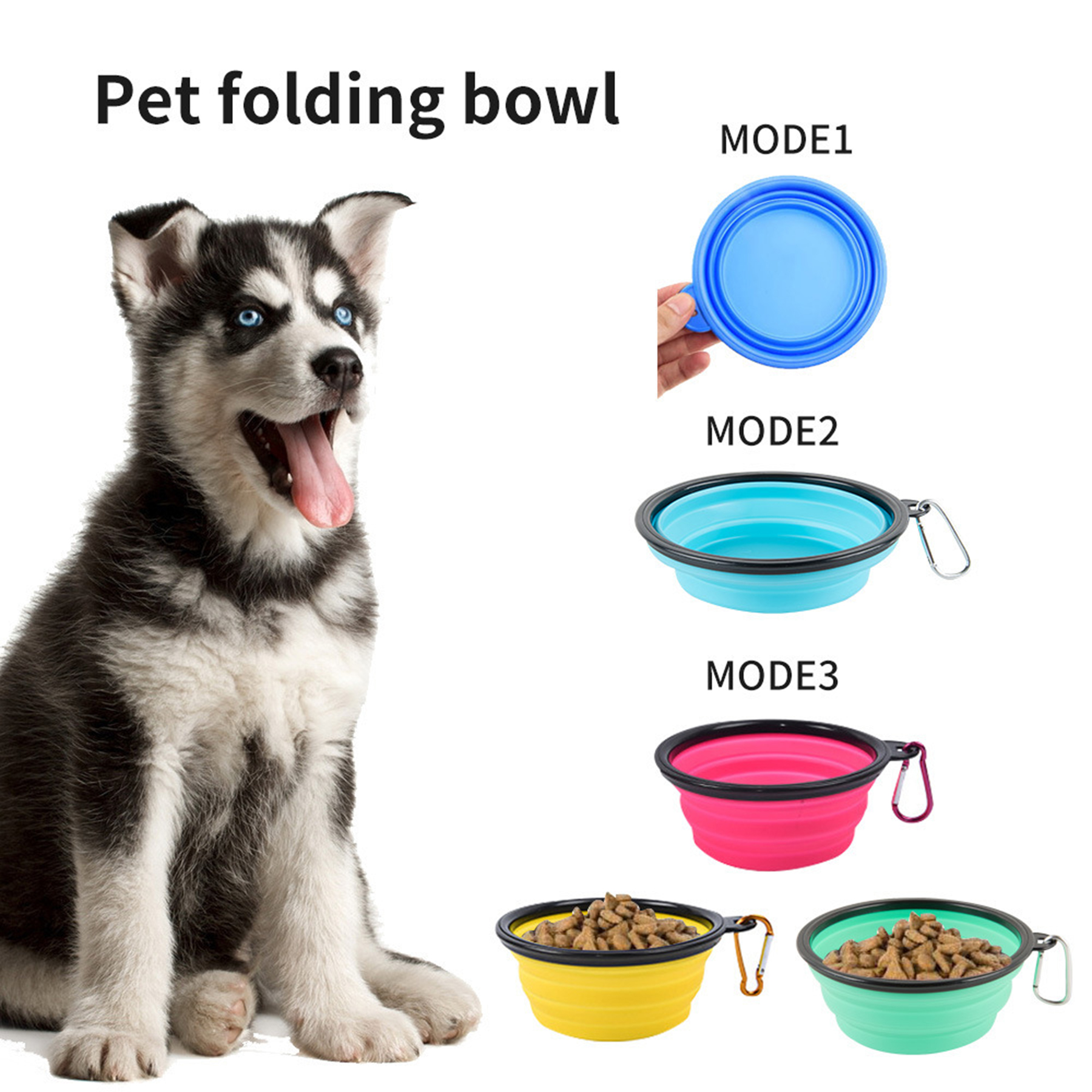 Outdoor Collapsible Dog Bowls 1
