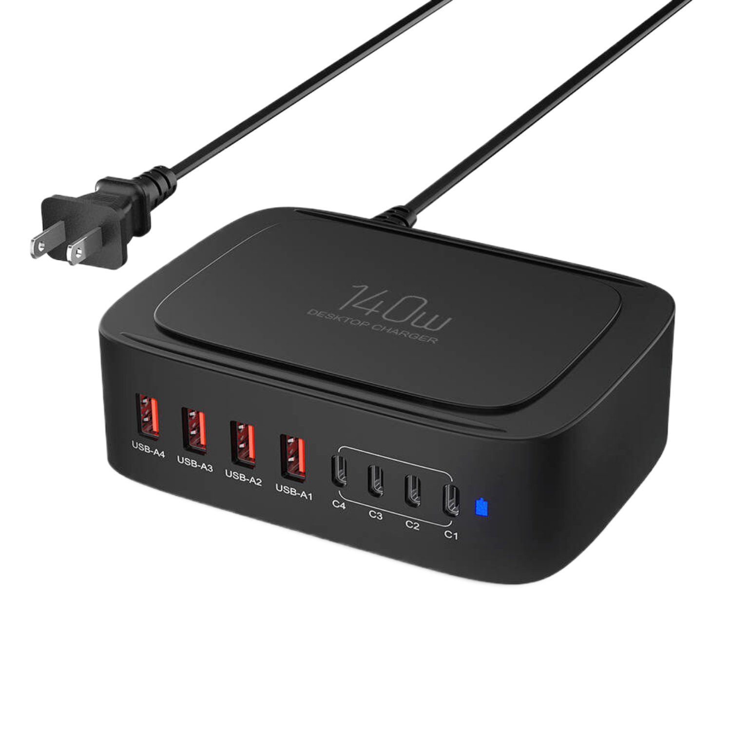 Power Hub 8-Port Desktop Charger - 140 W 2