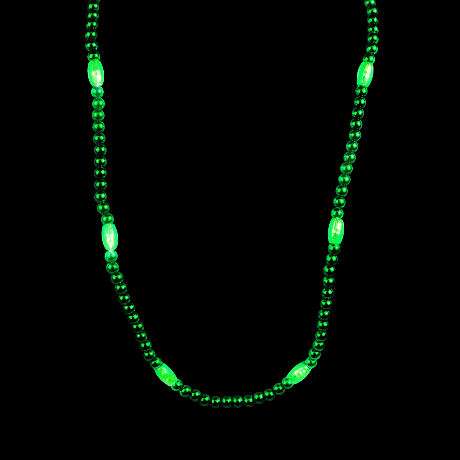 Light-Up Green Bead Necklace 3