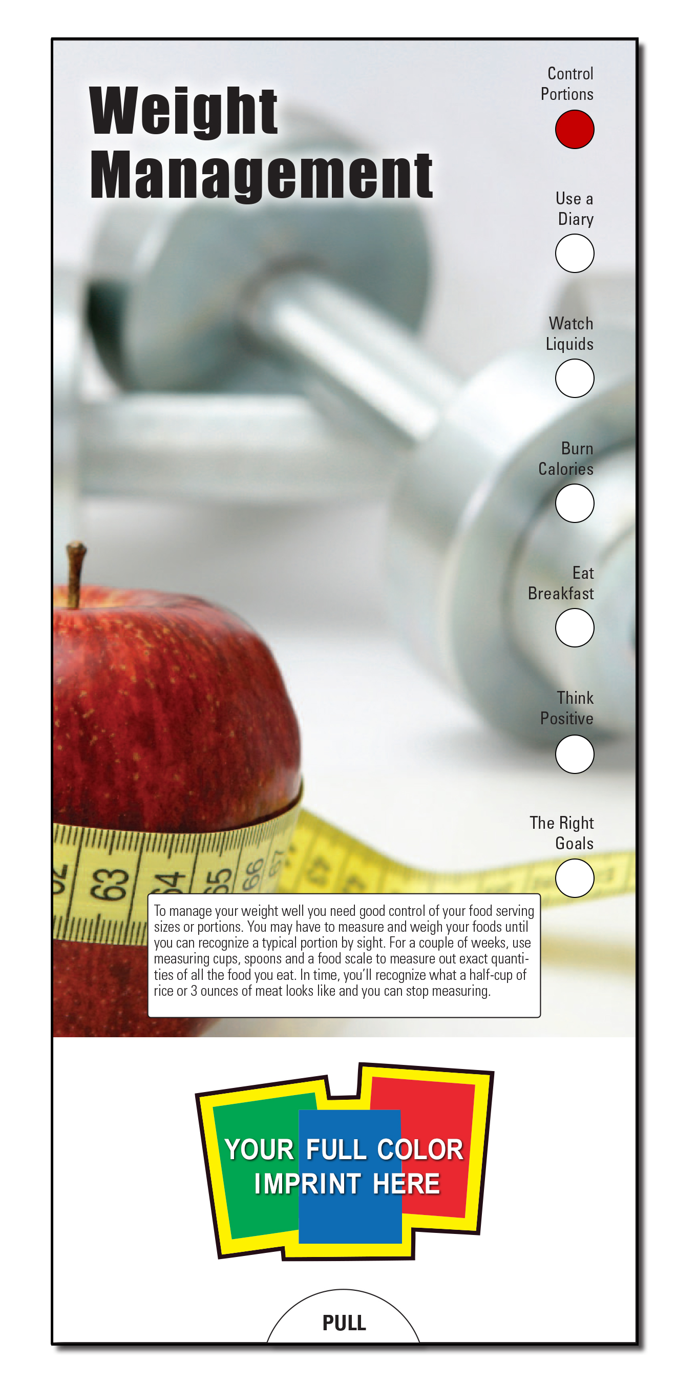 SLIDE CHART - Weight Management Slide Chart 2