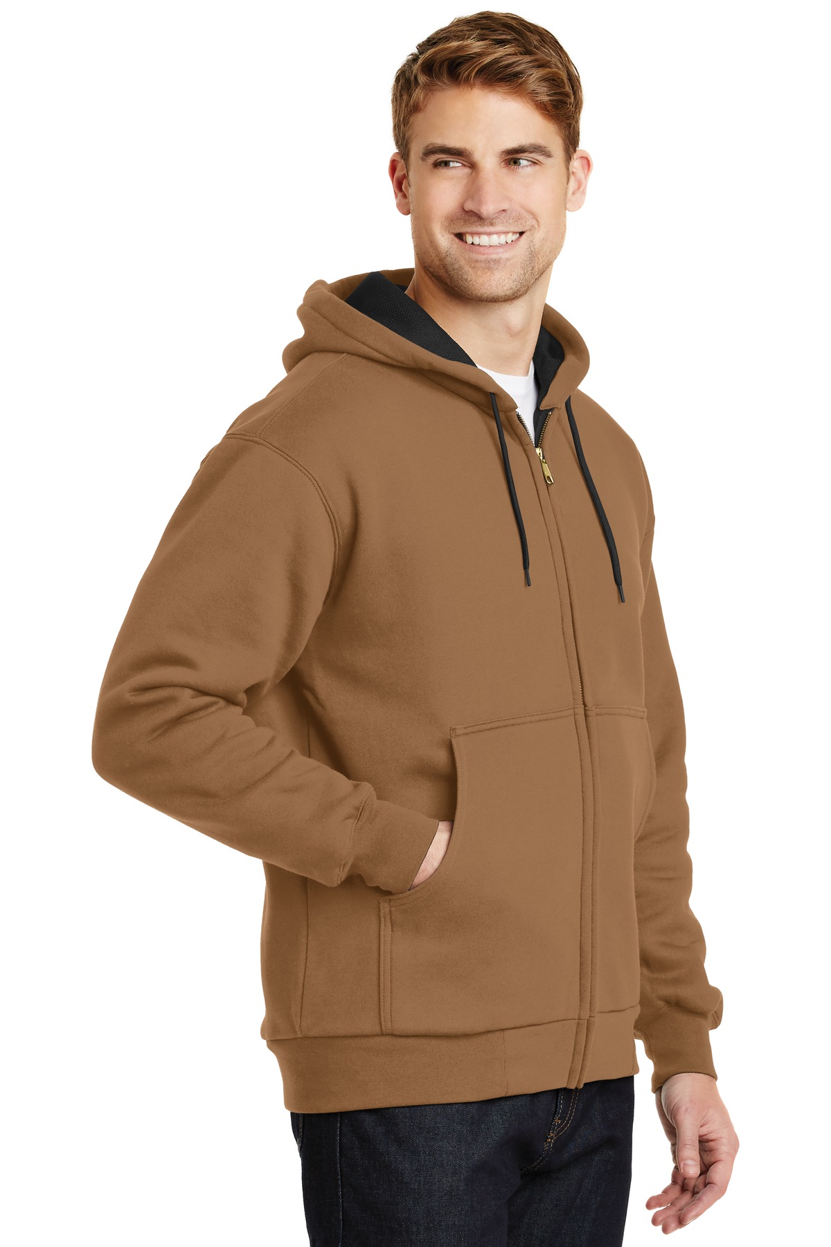 CornerStone® - Heavyweight Full-Zip Hooded Sweatshirt with Thermal Lining 25