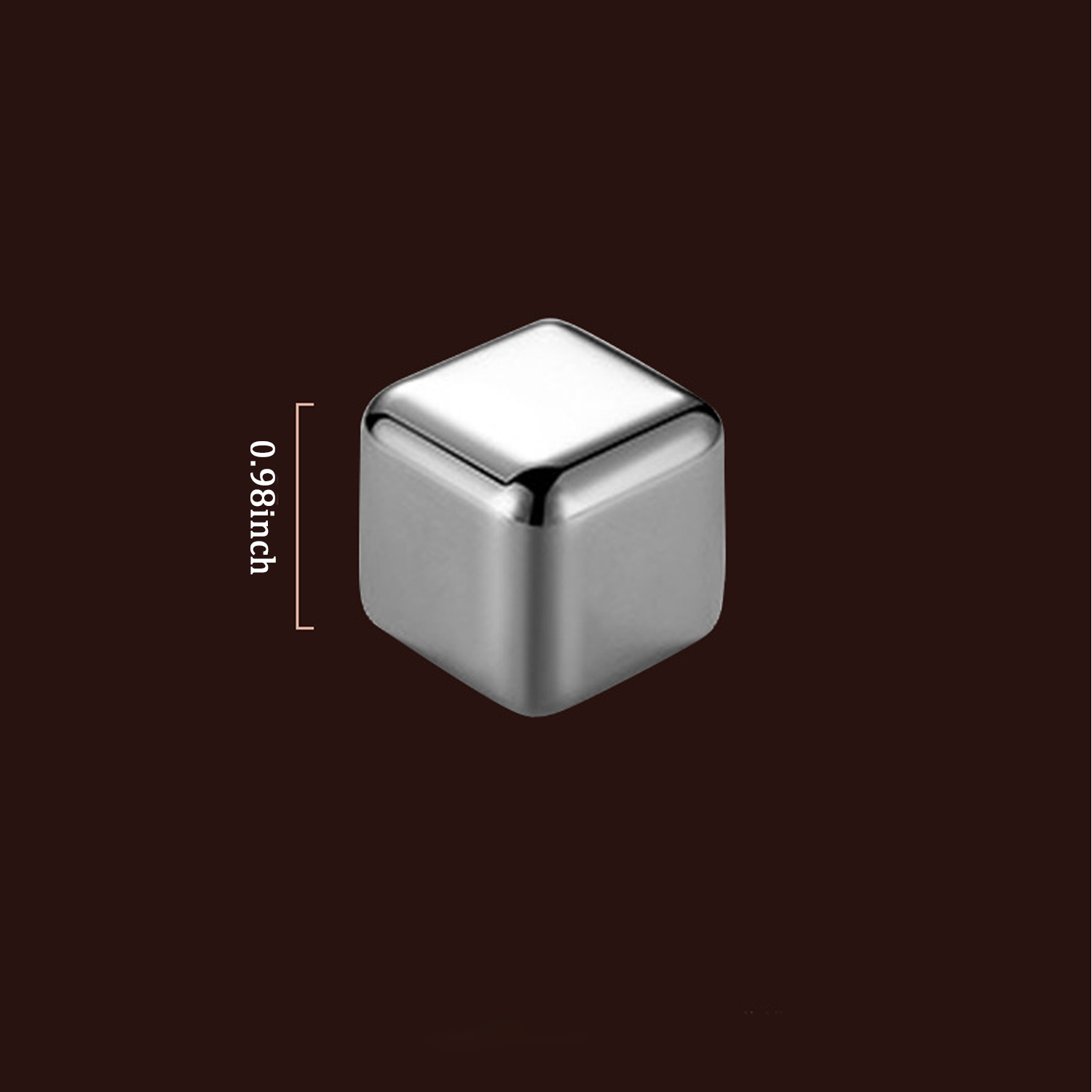 Stainless Steel Metal Ice Cubes Stones 4