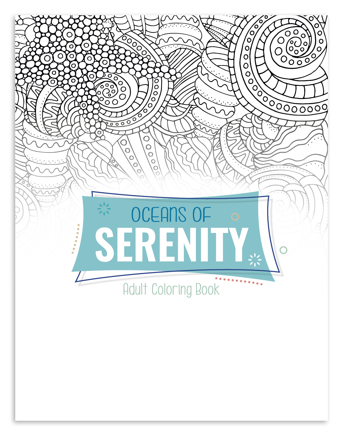 Good Value™ Oceans of Serenity Adult Coloring Book 21