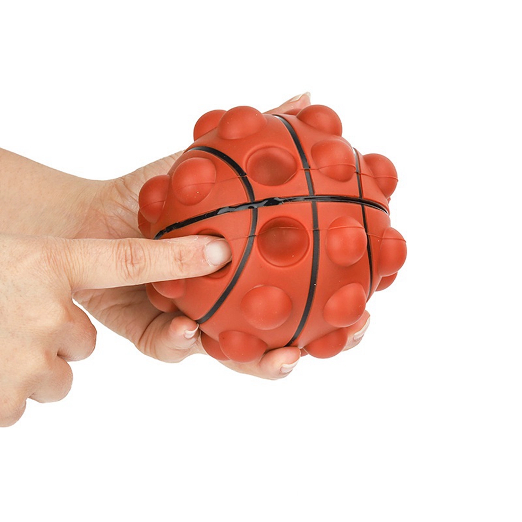 Basketball Shaped Push Pop Bubble Anti Stress Ball 6